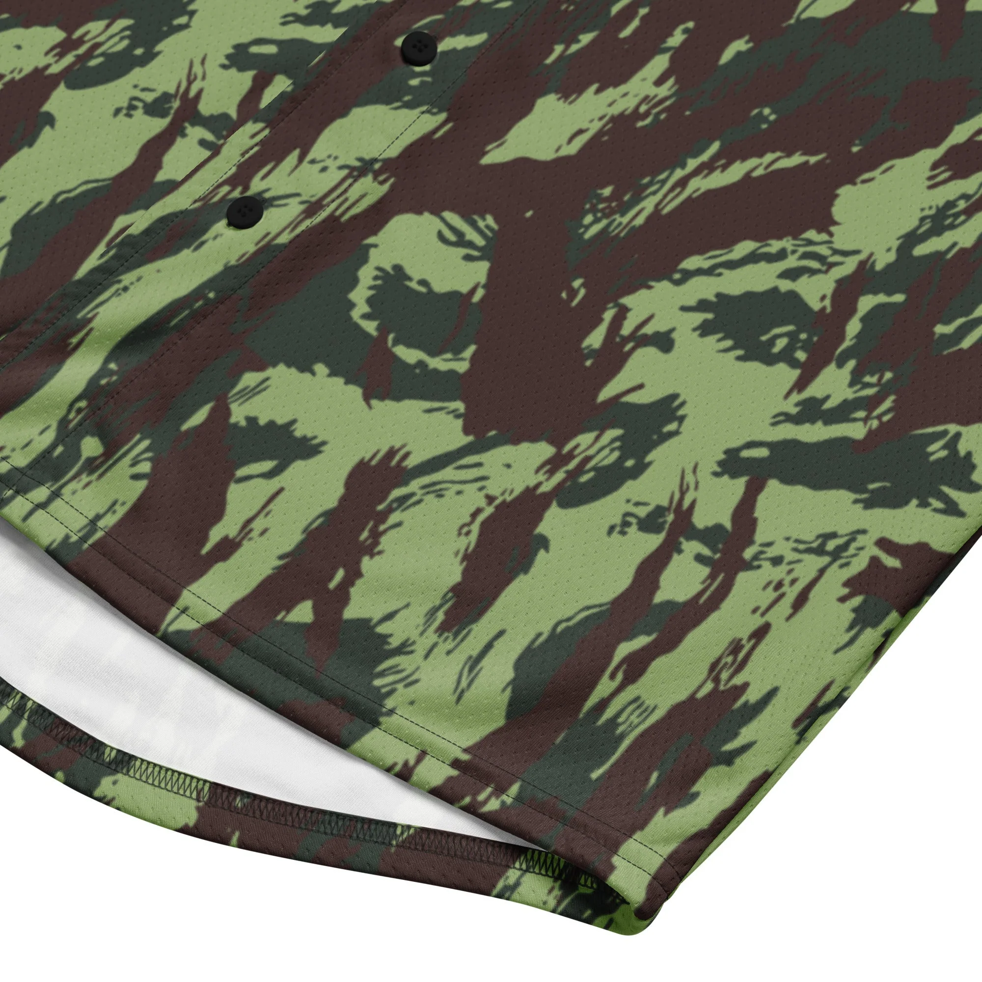 Portuguese Lizard Vertical CAMO Unisex Baseball Jersey - Image 10