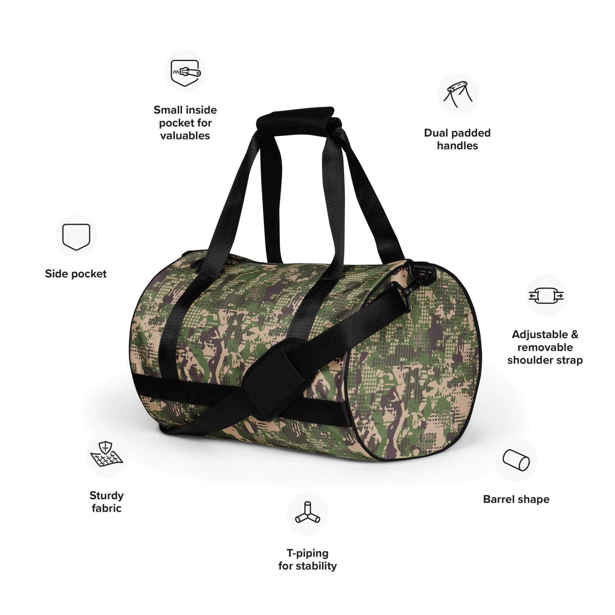 Ukrainian Predator CAMO Gym Bag - Image 10