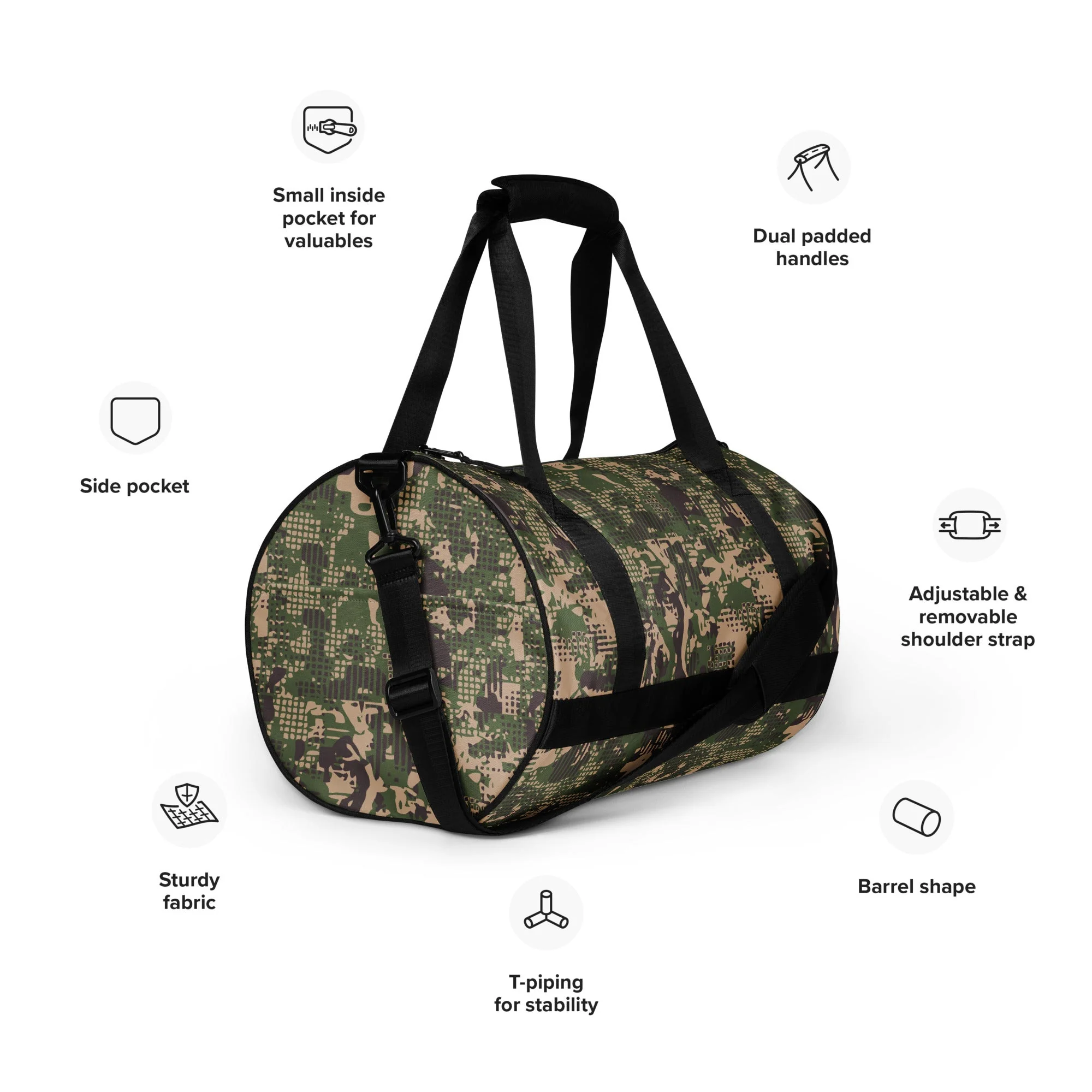 Ukrainian Predator CAMO Gym Bag - Image 2