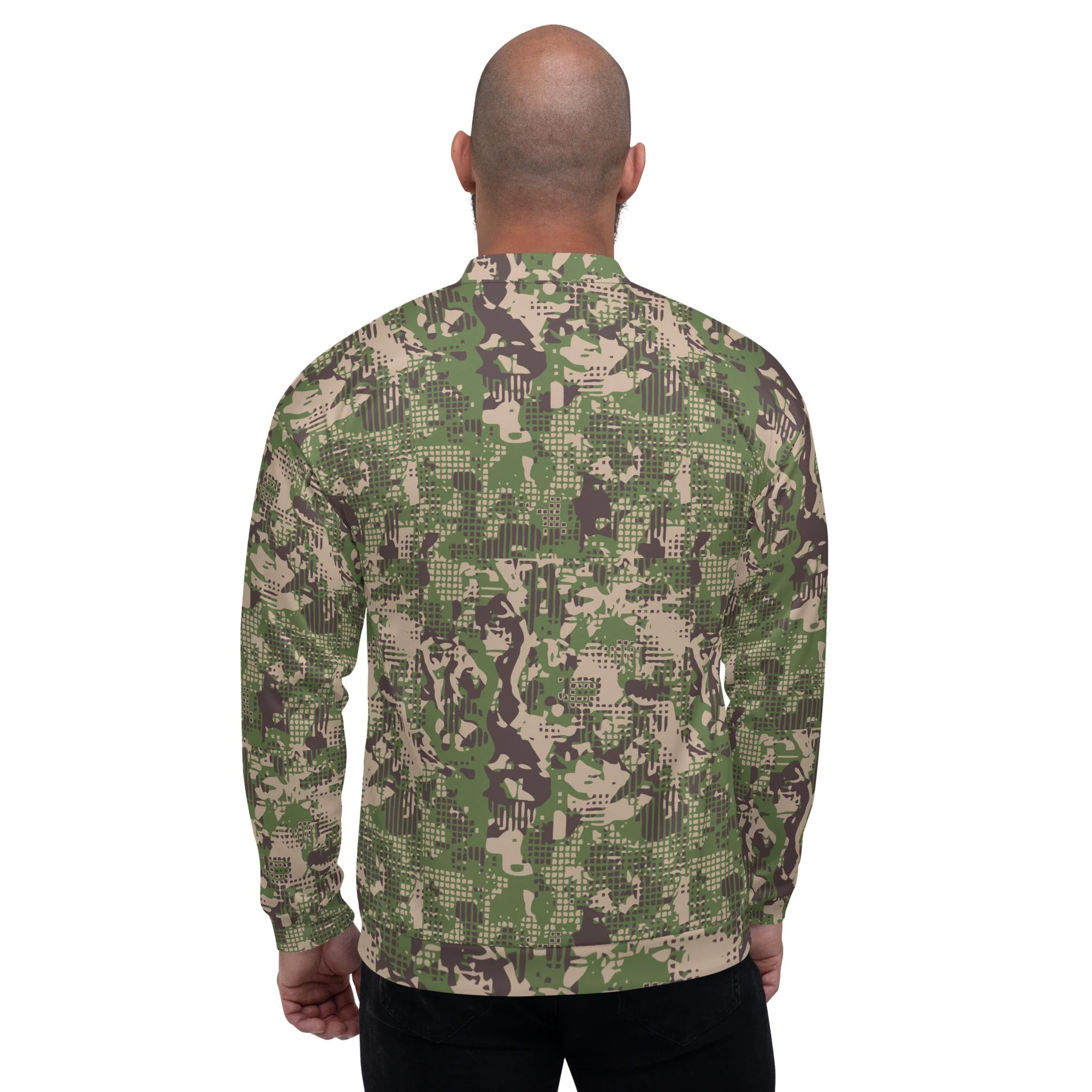 Ukrainian Predator CAMO Unisex Bomber Jacket - Image 7