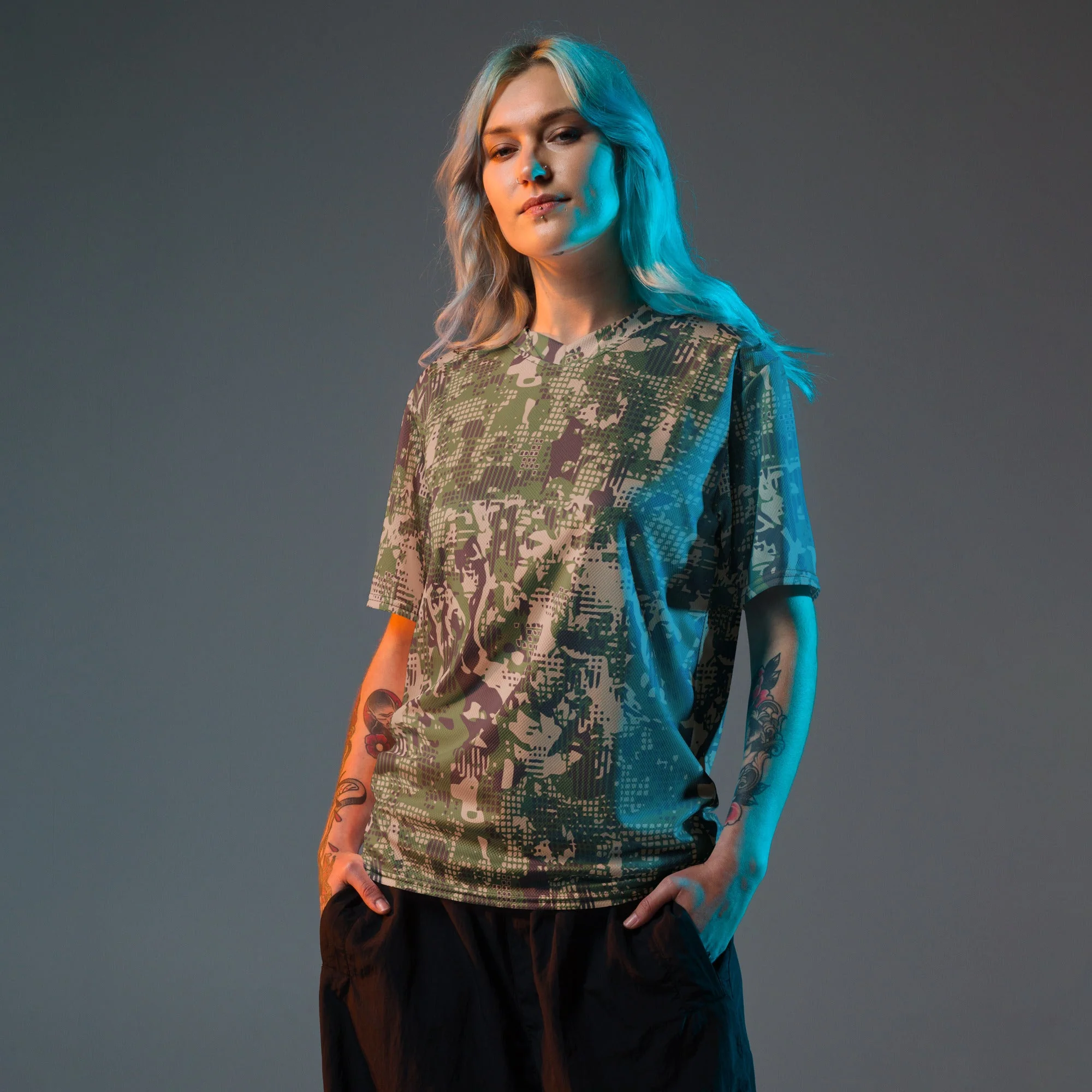 Ukrainian Predator CAMO Unisex Sports Jersey - Image 7