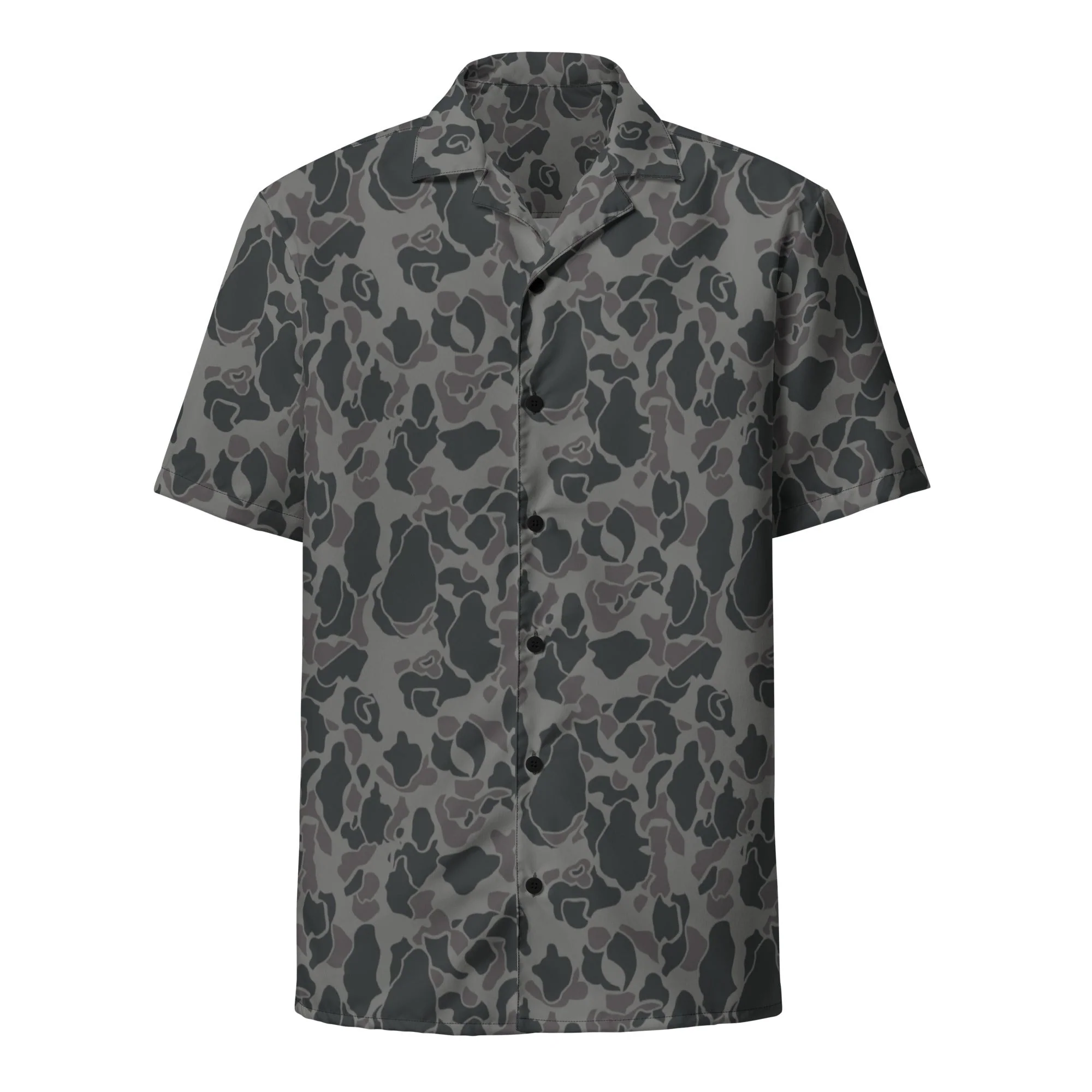 Rambo First Blood Part II Russian Frog Skin Movie CAMO Unisex Short-Sleeve Button Shirt - Image 14