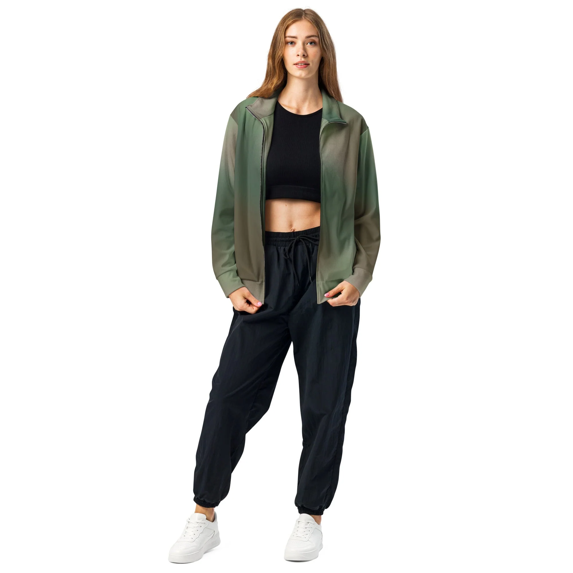 Rebel Endor Woodland CAMO Unisex Track Jacket - Image 10
