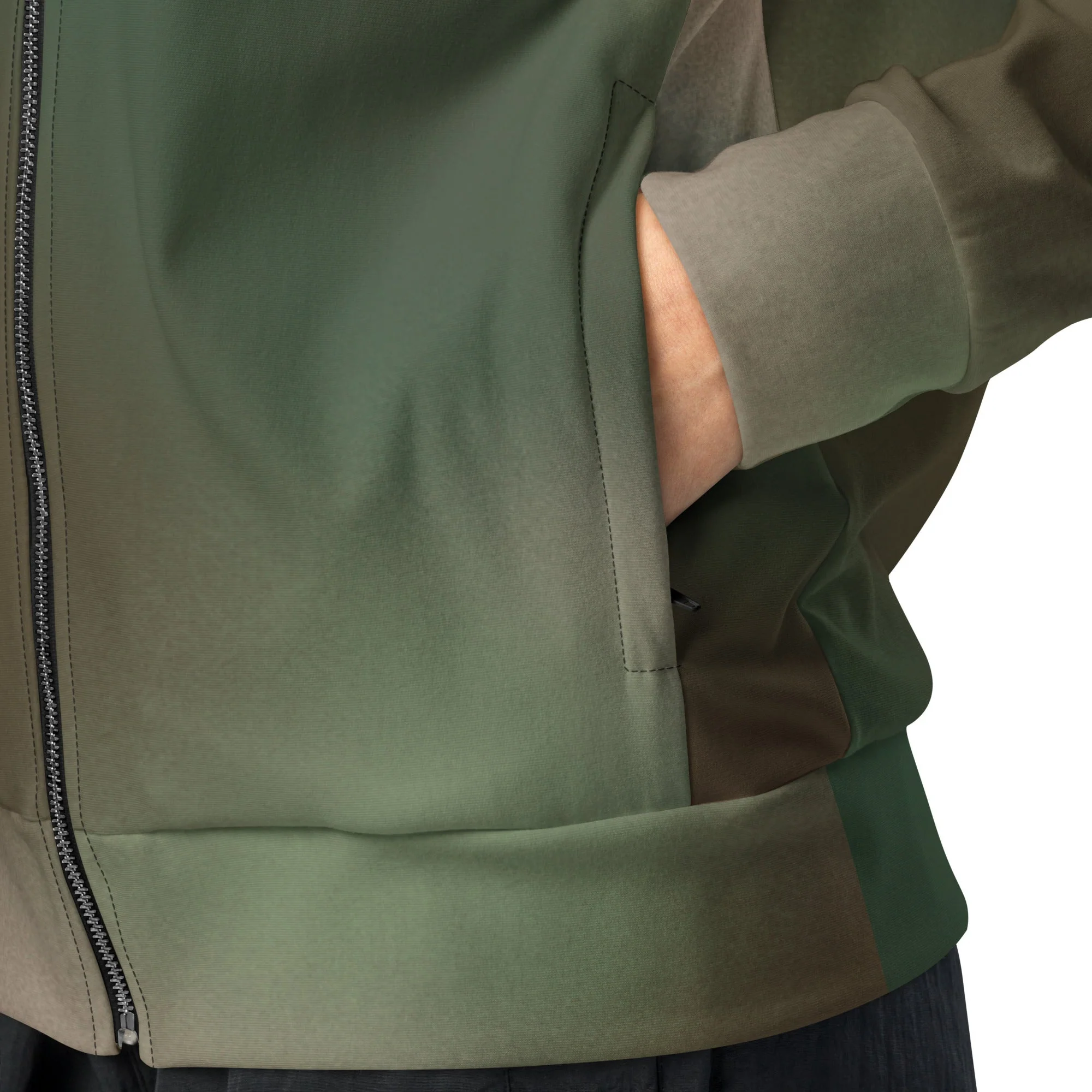 Rebel Endor Woodland CAMO Unisex Track Jacket - Image 2