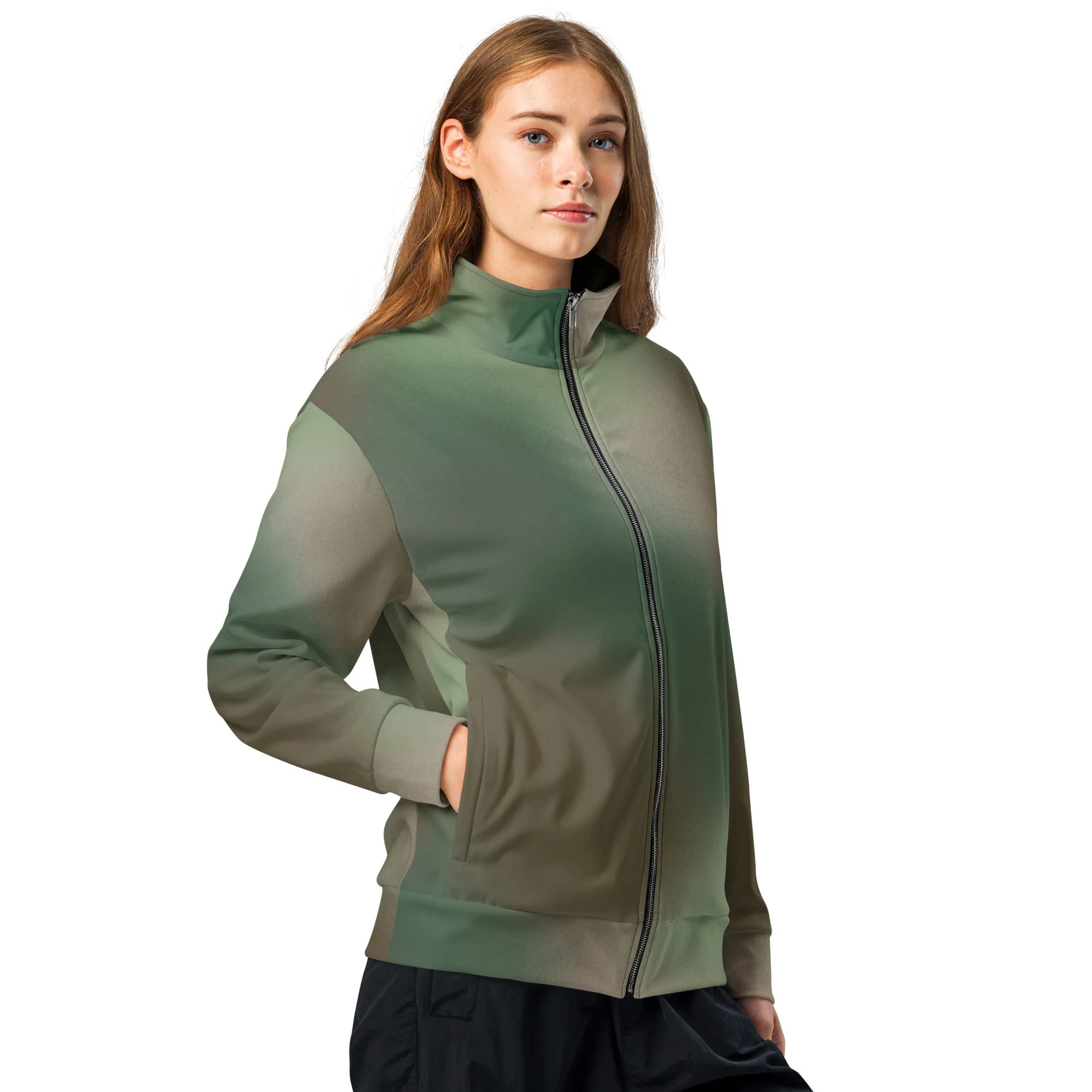 Rebel Endor Woodland CAMO Unisex Track Jacket - Image 9