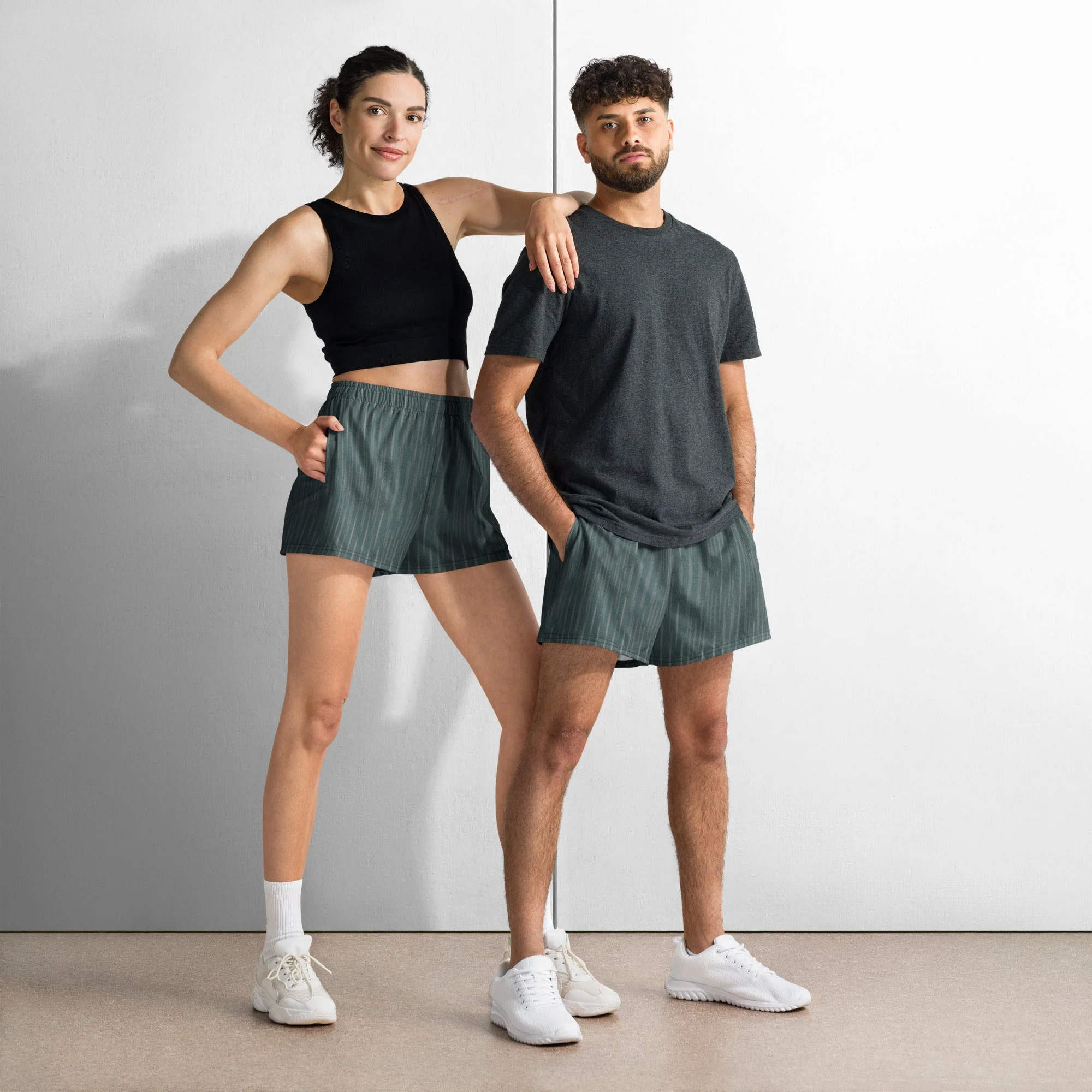 Regenwolke Midnight CAMO Unisex Athletic Shorts - Image 2