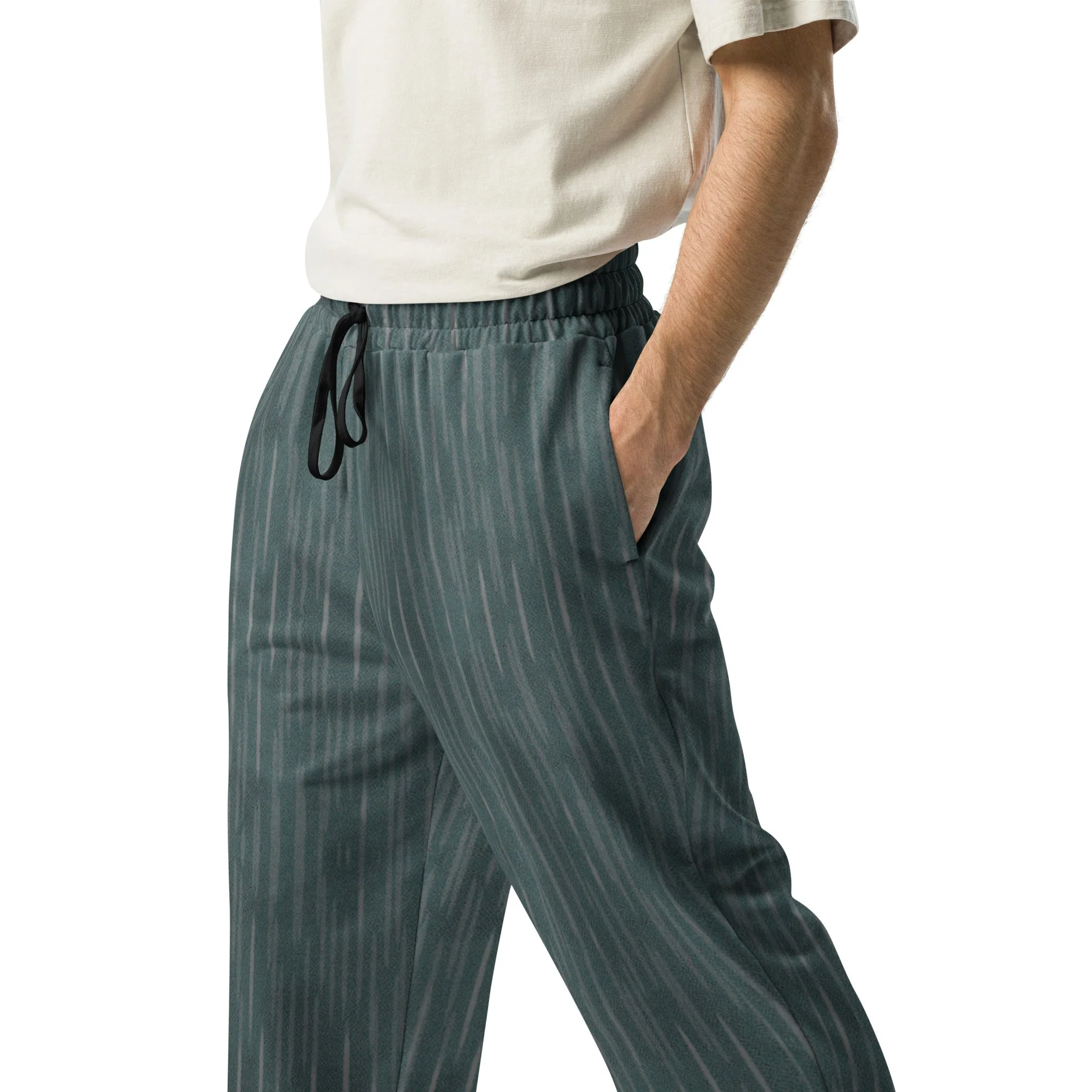 Regenwolke Midnight CAMO Unisex Wide-Leg Joggers - Image 4