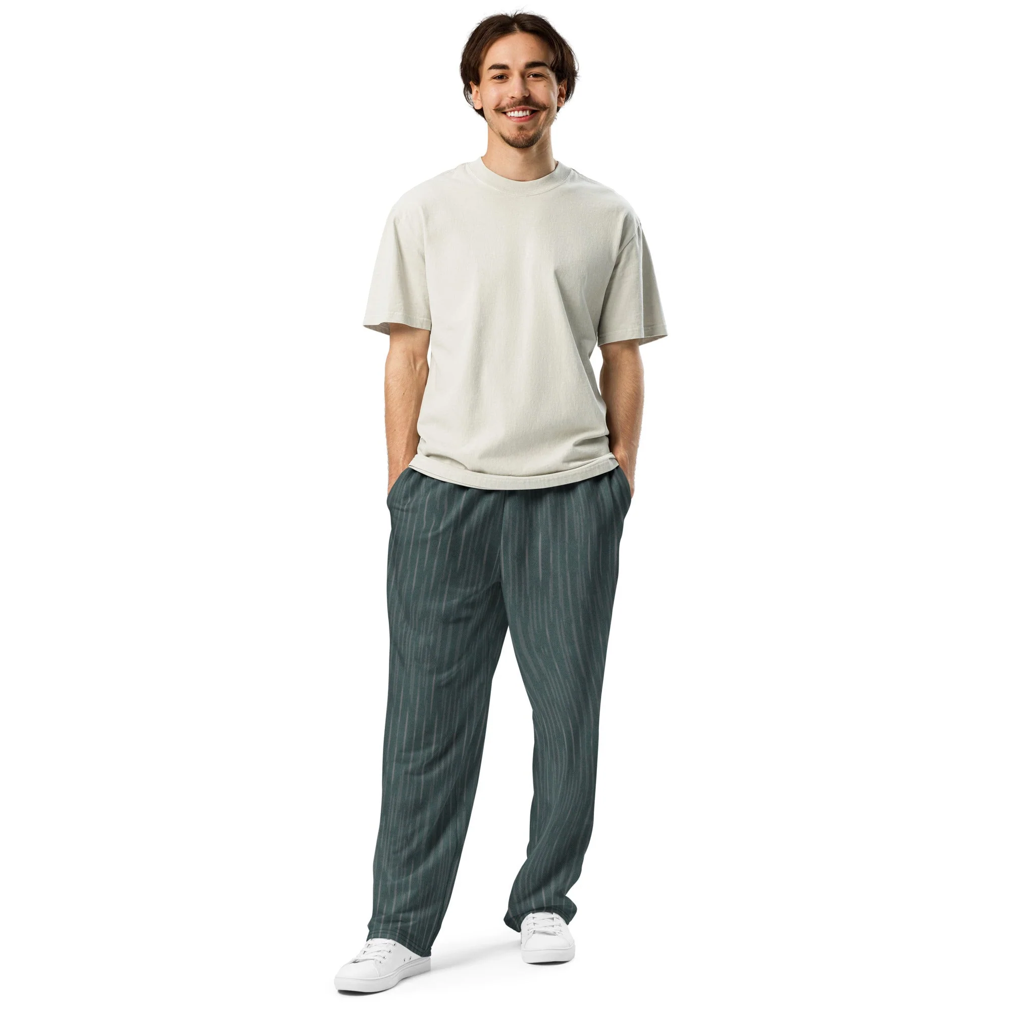 Regenwolke Midnight CAMO Unisex Wide-Leg Joggers - Image 5