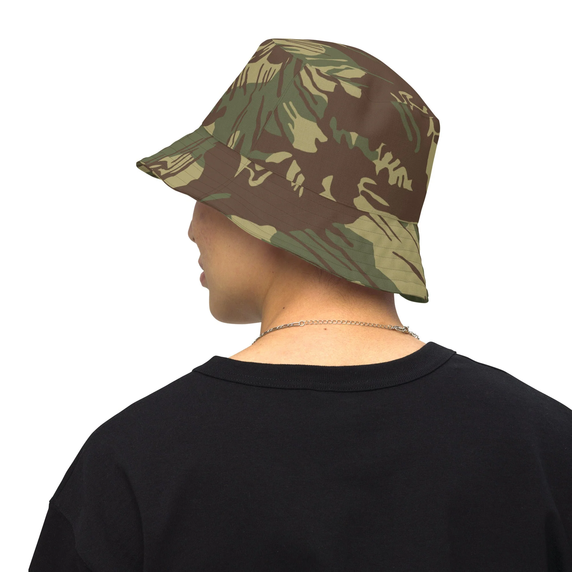 Rhodesian Brushstroke CAMO Reversible Bucket Hat - Image 6