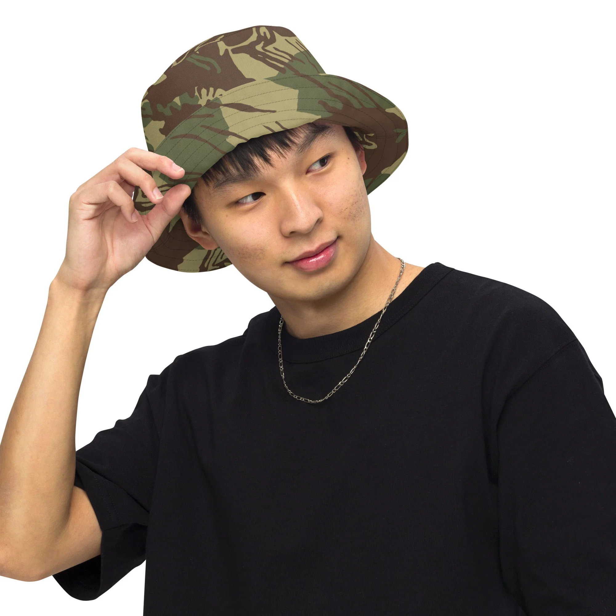 Rhodesian Brushstroke CAMO Reversible Bucket Hat - Image 8