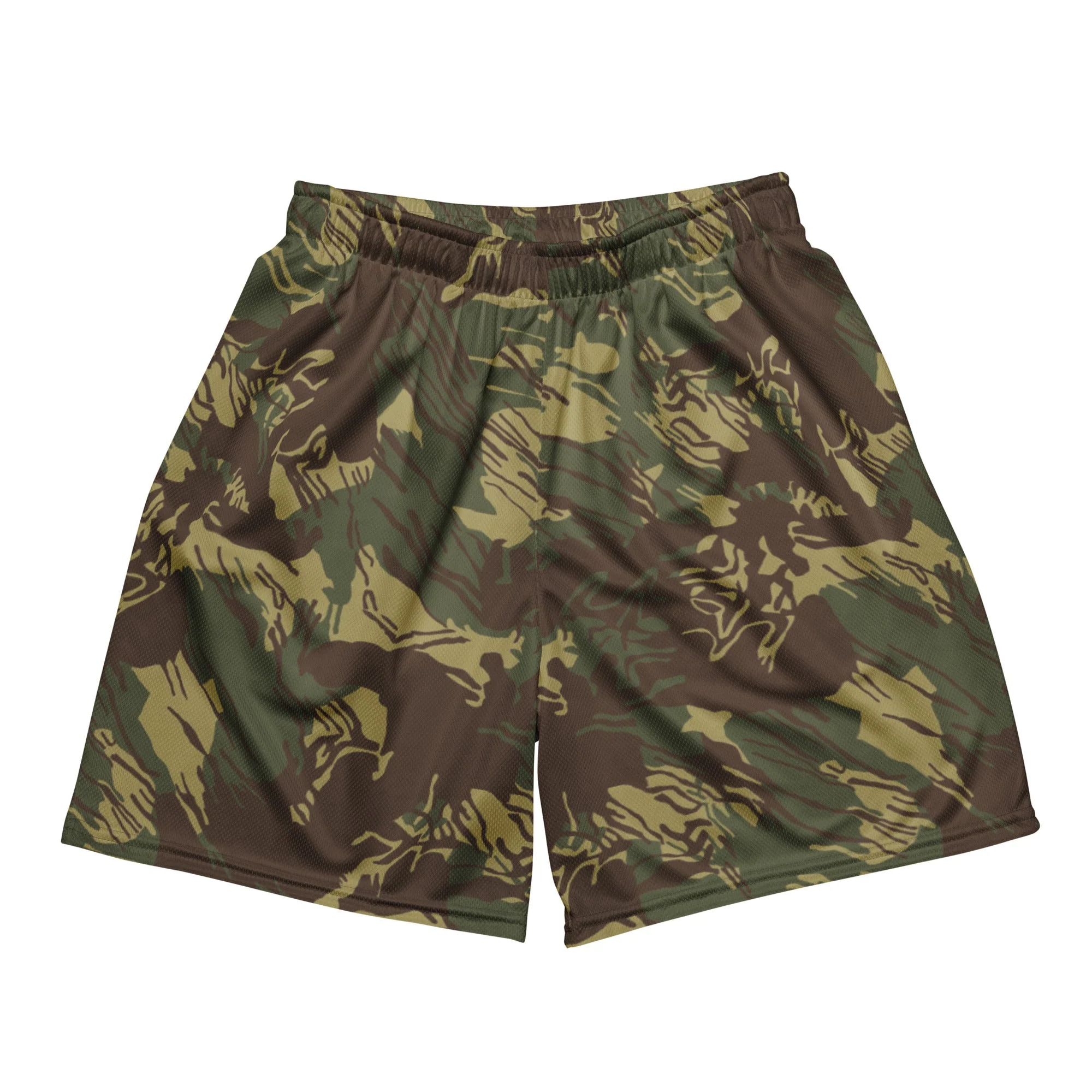 Rhodesian Brushstroke CAMO Unisex Mesh Shorts