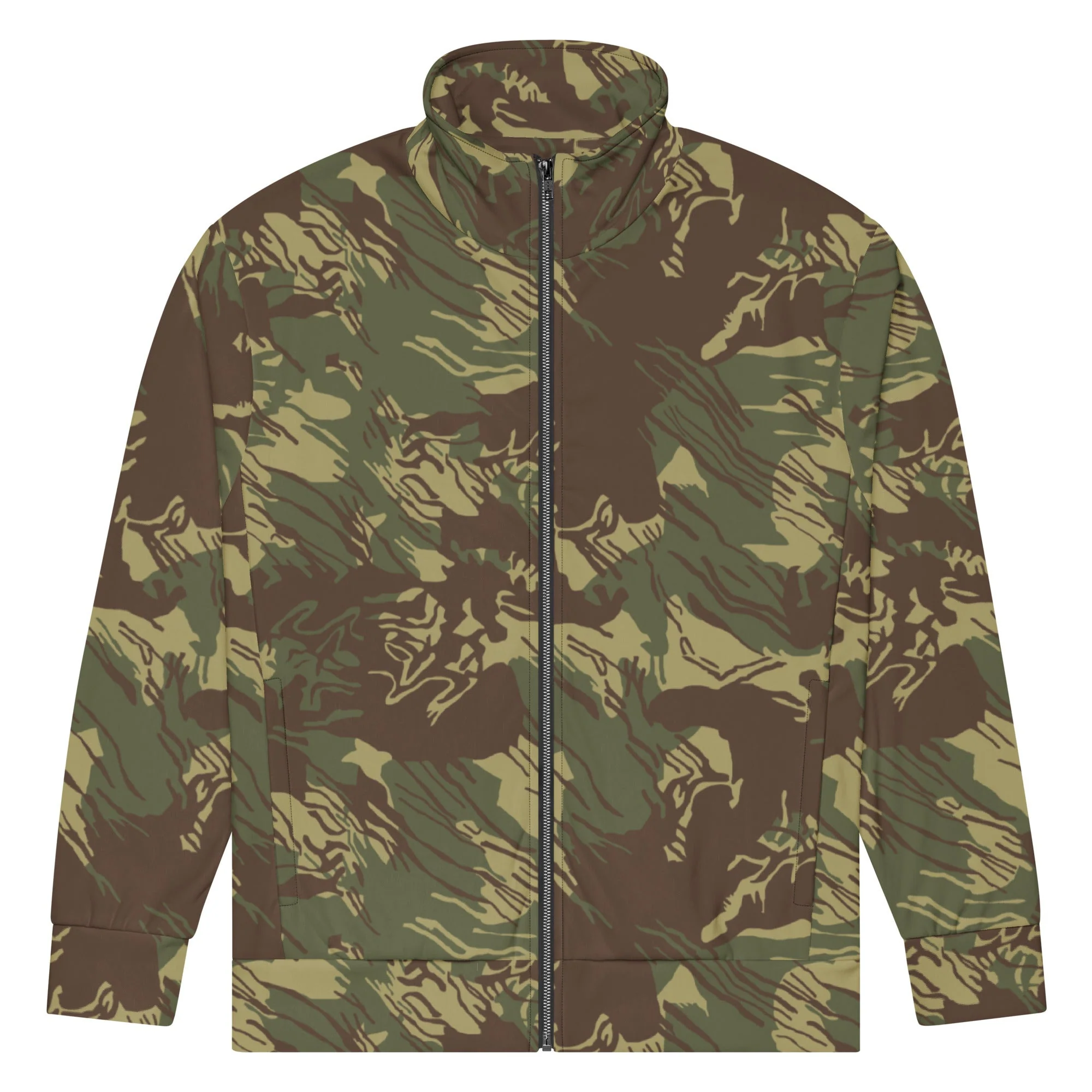 Rhodesian Brushstroke CAMO Unisex Track Jacket - Image 13