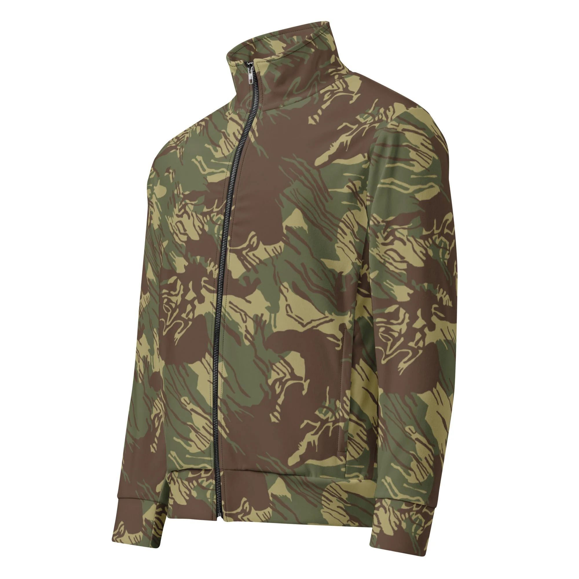 Rhodesian Brushstroke CAMO Unisex Track Jacket - Image 2