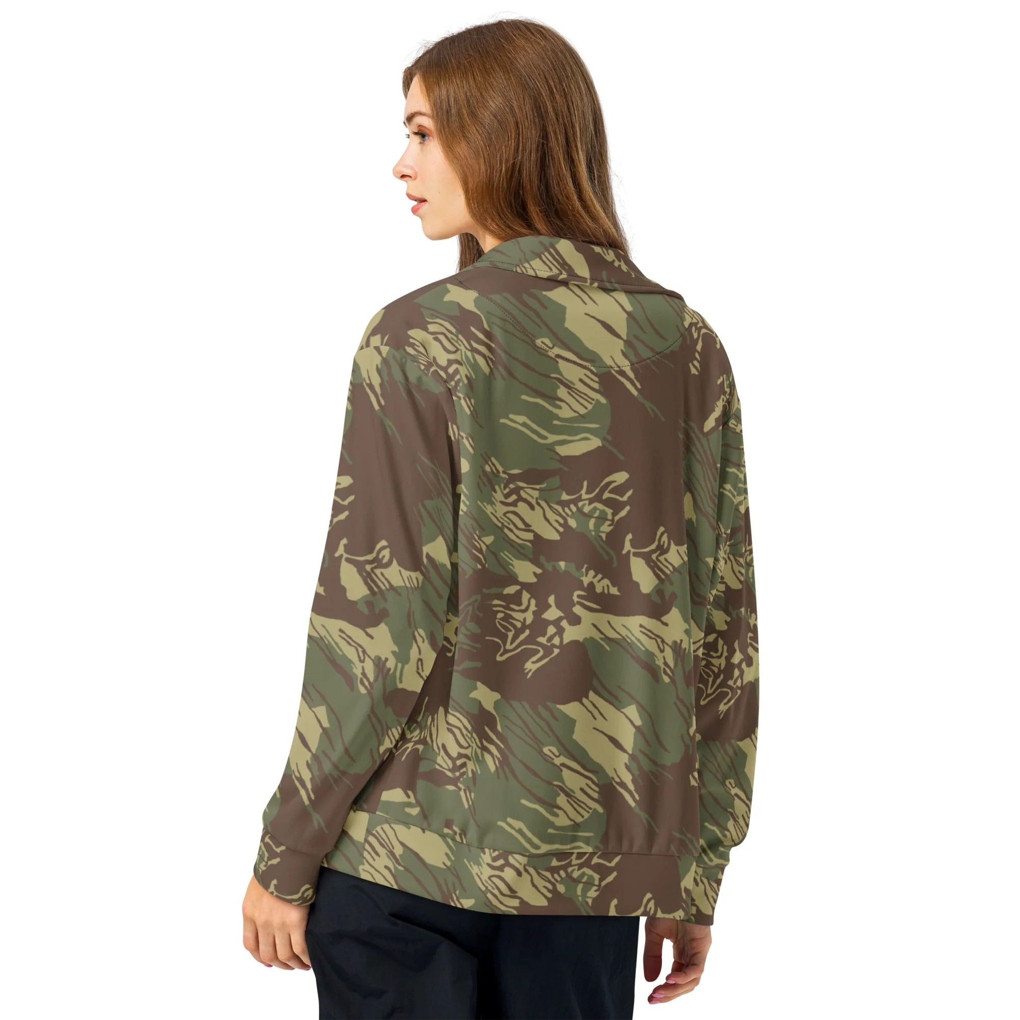 Rhodesian Brushstroke CAMO Unisex Track Jacket - Image 6