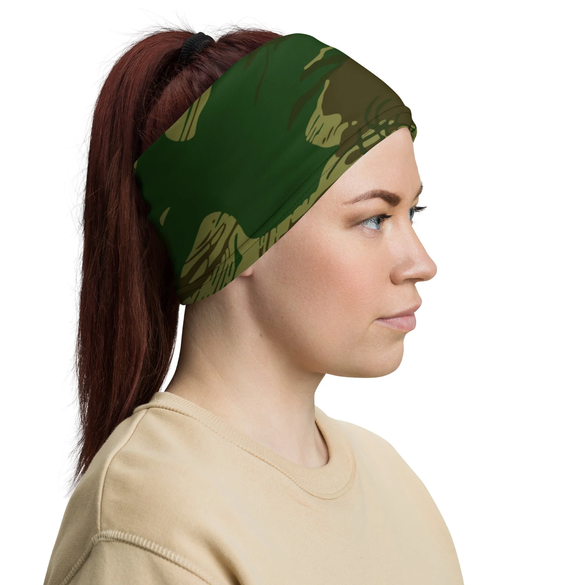 Congo Brushstroke CAMO Neck Gaiter - Image 2