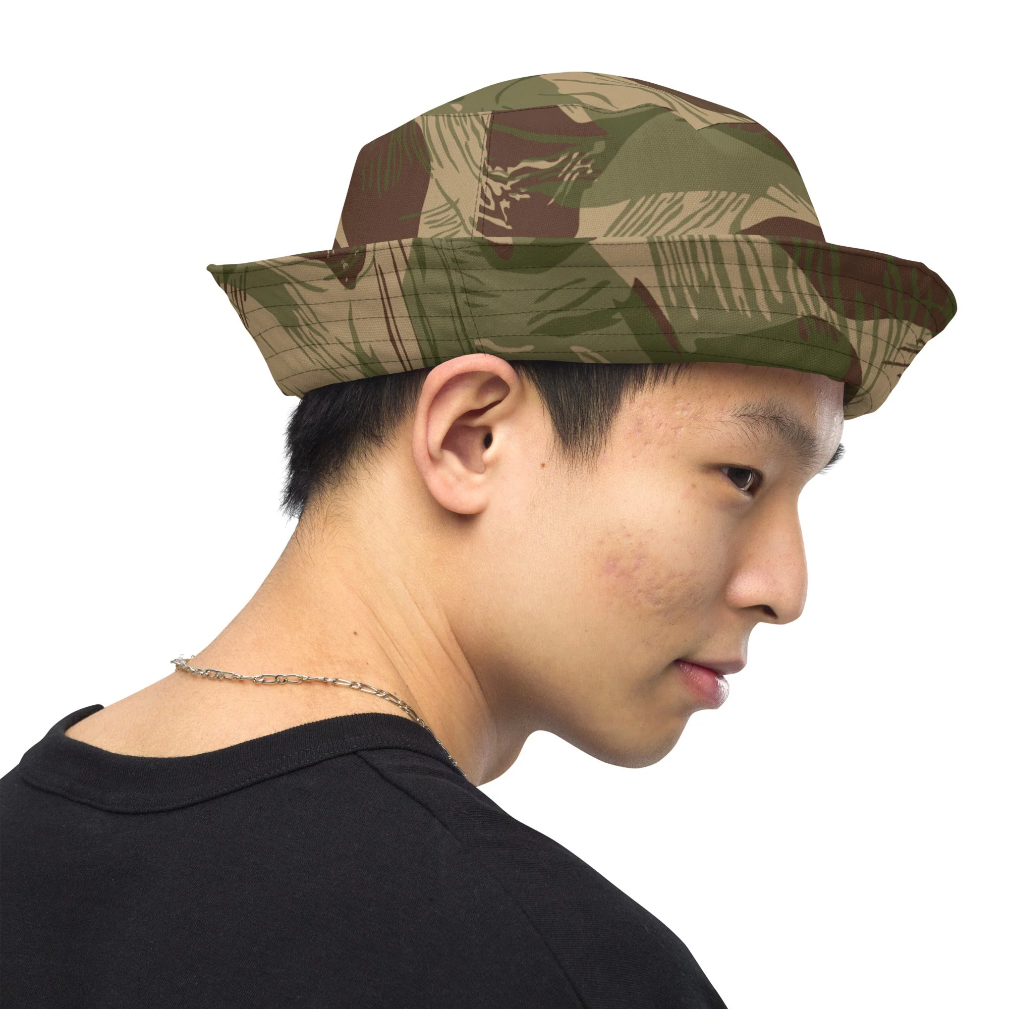 Rhodesian Brushstroke Multi-terrain CAMO Reversible Bucket Hat - Image 8
