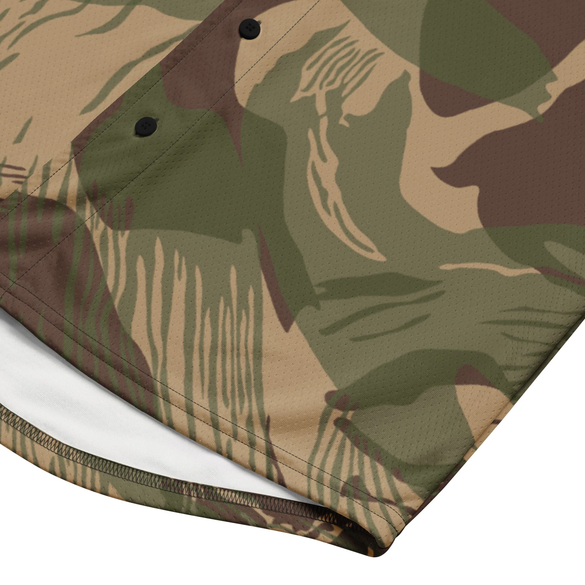Rhodesian Brushstroke Multi-terrain CAMO Unisex Baseball Jersey - Image 10
