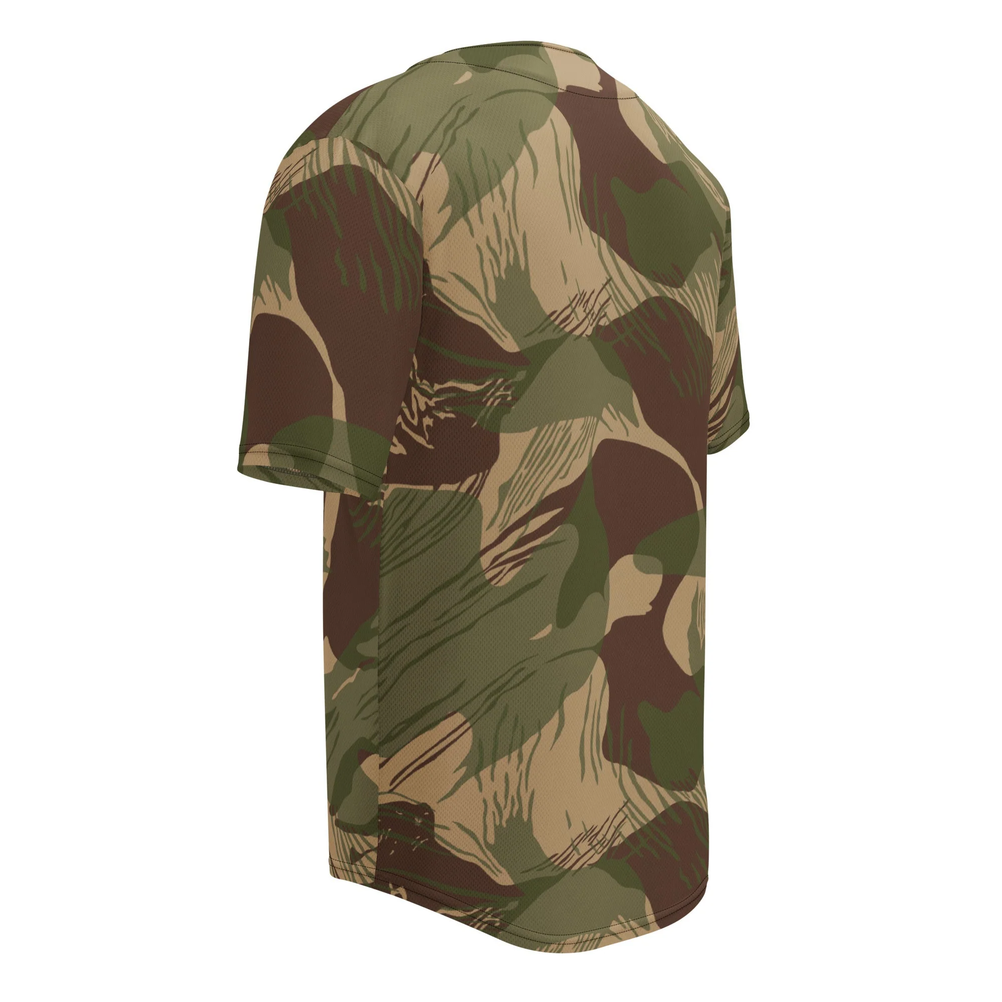 Rhodesian Brushstroke Multi-terrain CAMO Unisex Baseball Jersey - Image 6