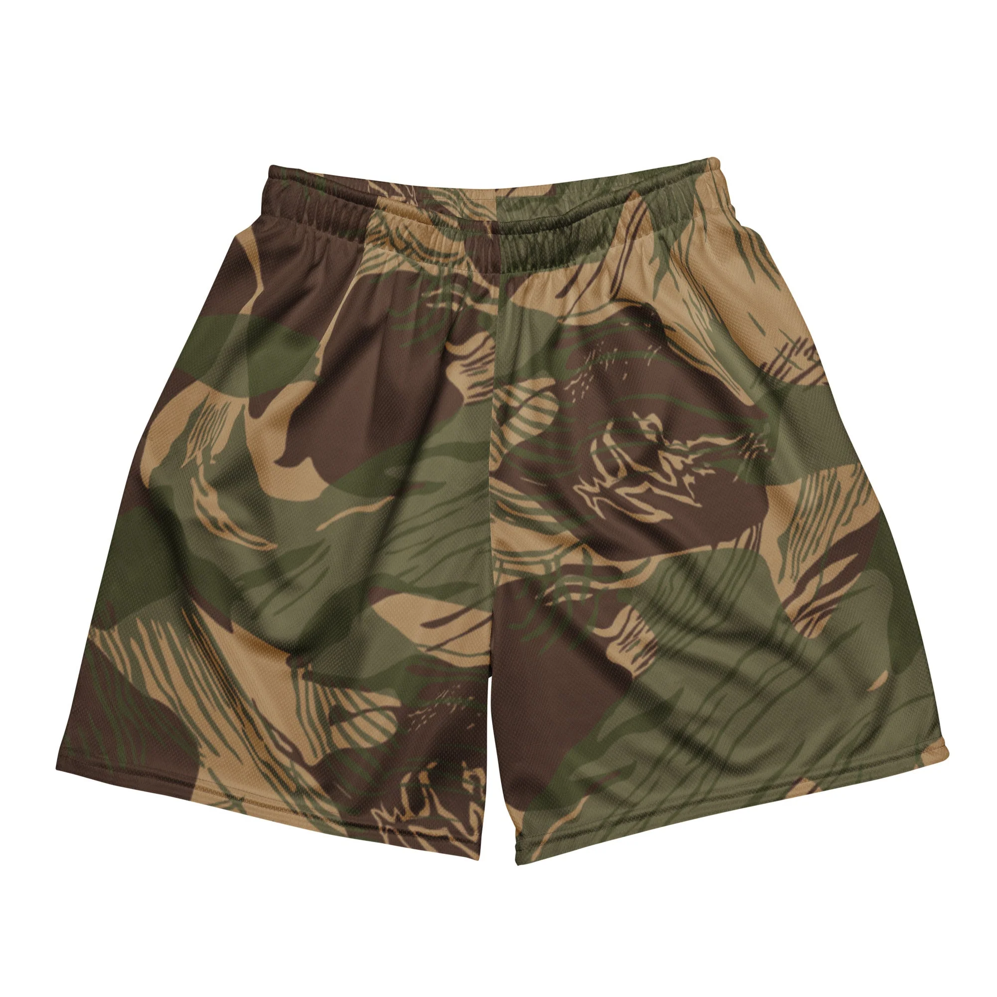 Rhodesian Brushstroke Multi-terrain CAMO Unisex Mesh Shorts