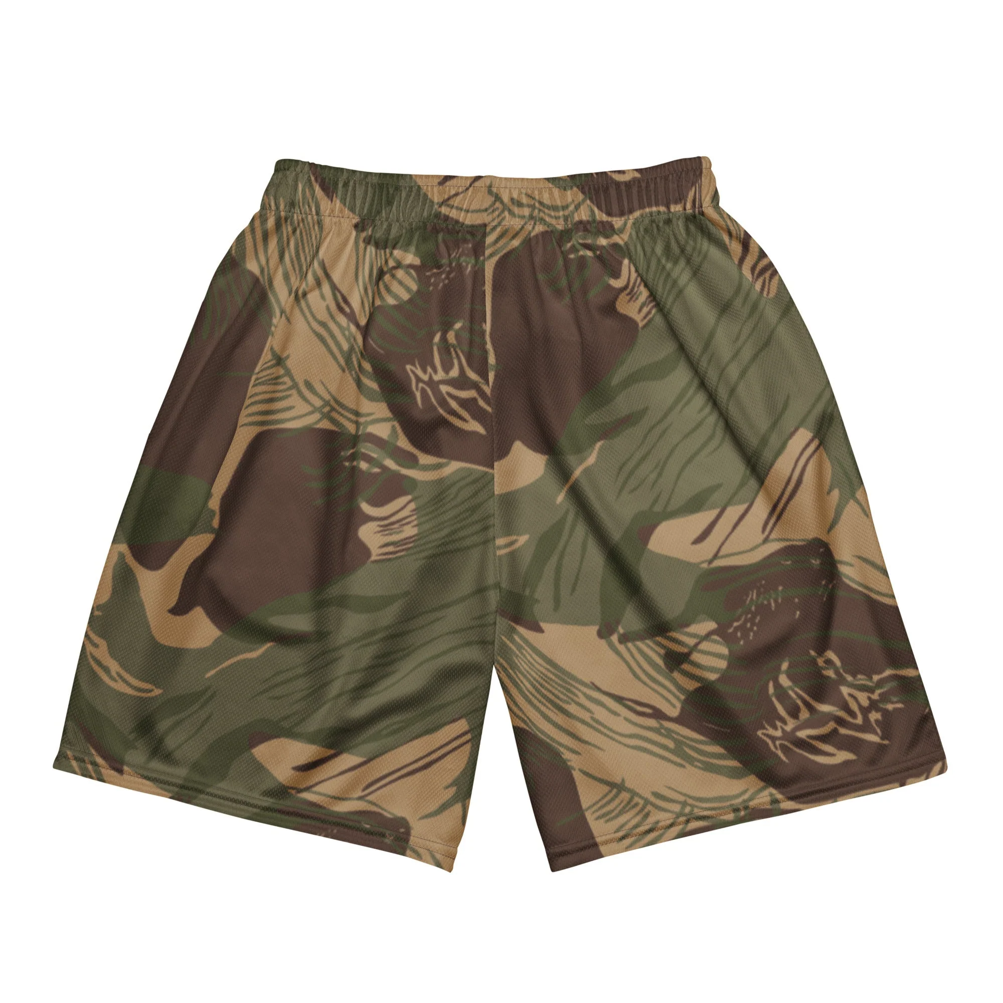 Rhodesian Brushstroke Multi-terrain CAMO Unisex Mesh Shorts - Image 5