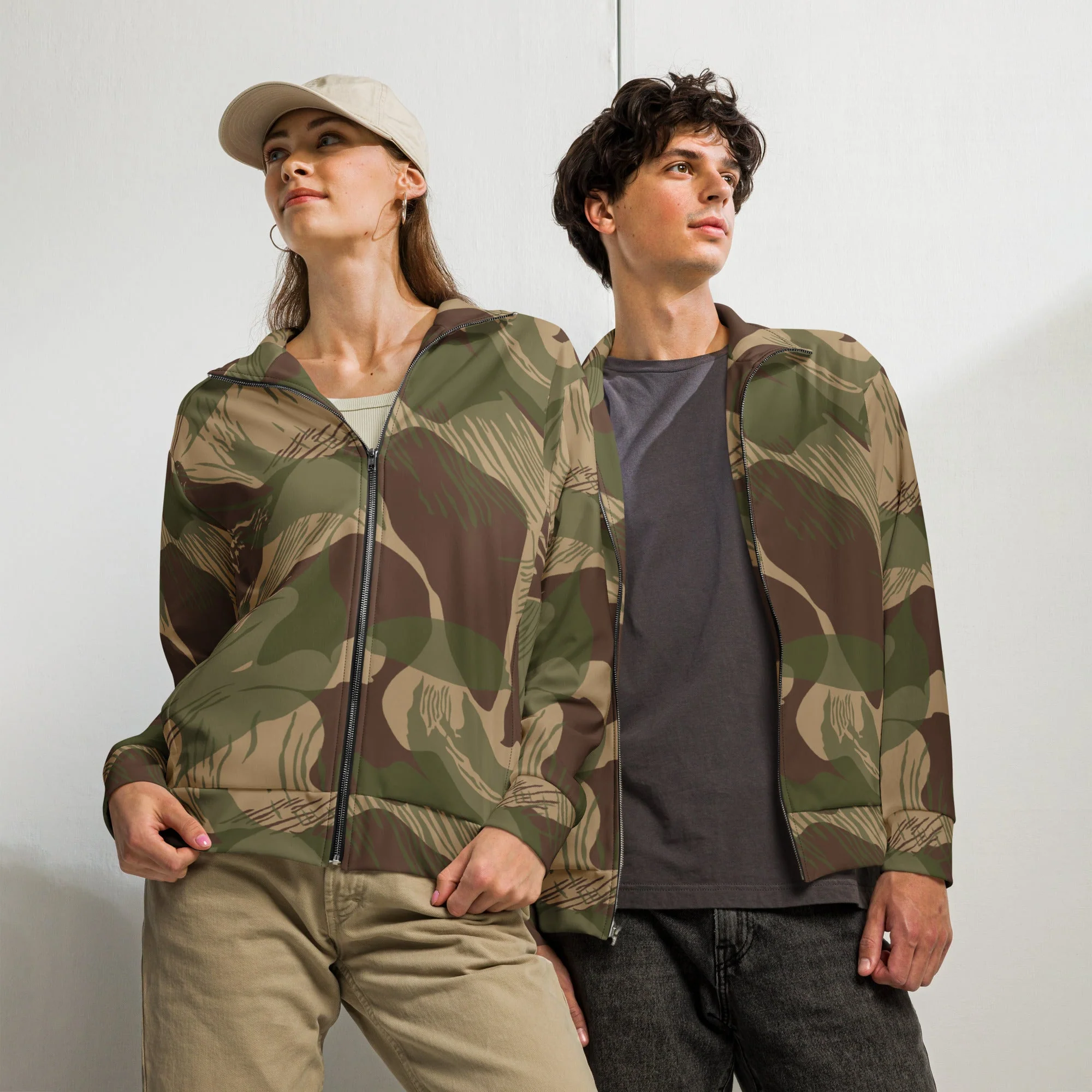 Rhodesian Brushstroke Multi-terrain CAMO Unisex Track Jacket