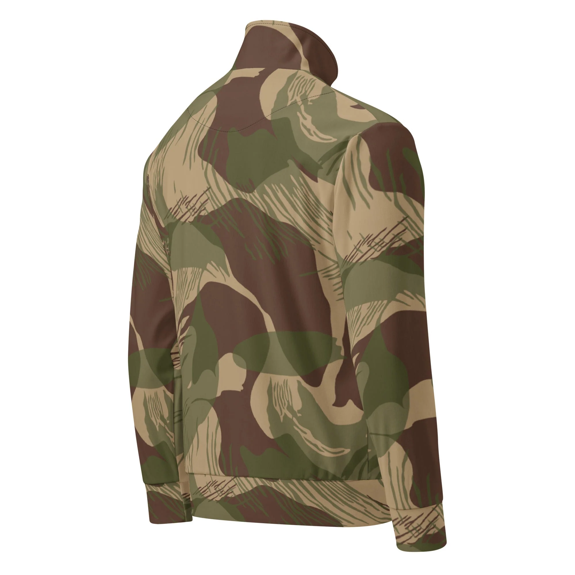 Rhodesian Brushstroke Multi-terrain CAMO Unisex Track Jacket - Image 14