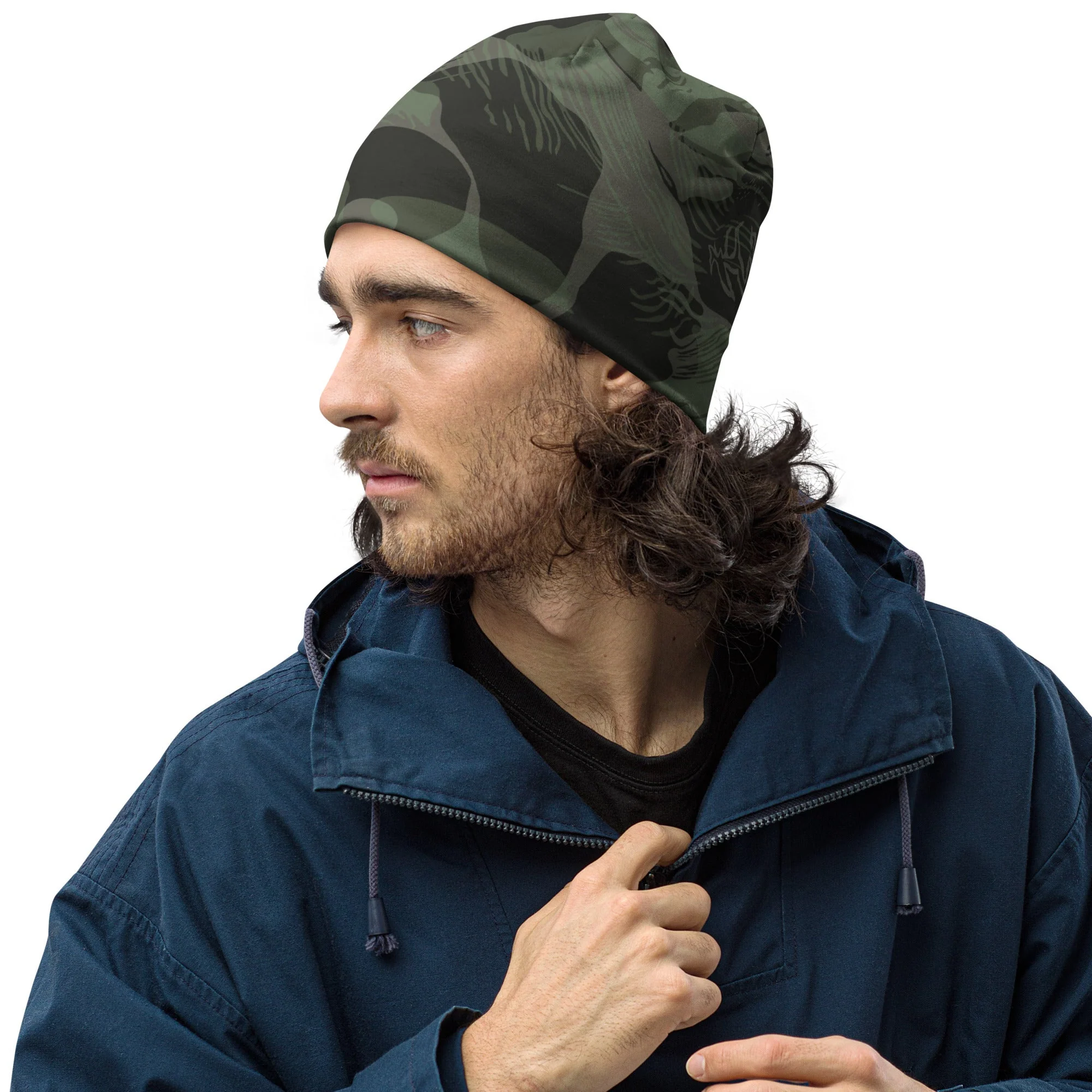 Rhodesian Brushstroke Night CAMO Beanie - Image 3