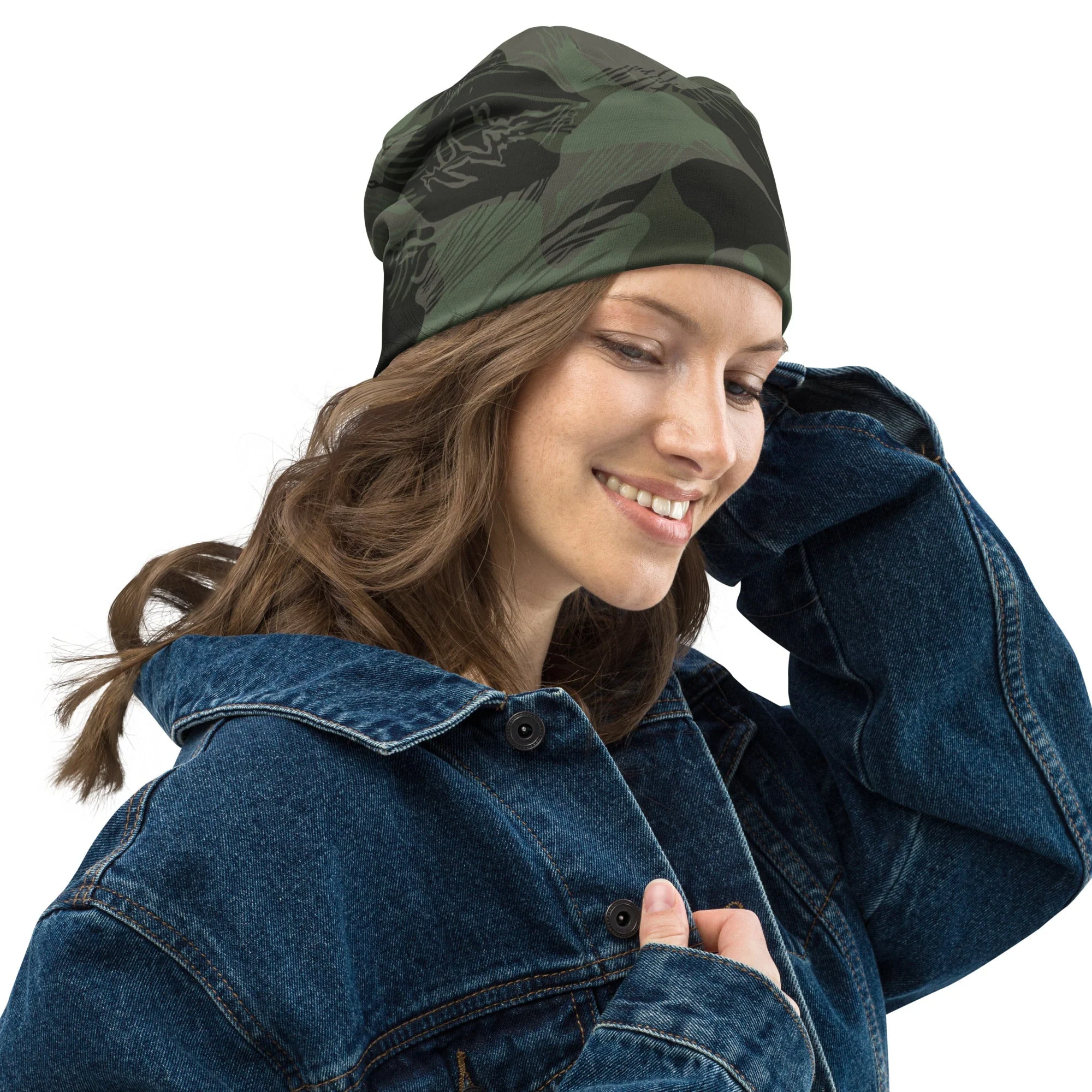 Rhodesian Brushstroke Night CAMO Beanie - Image 4