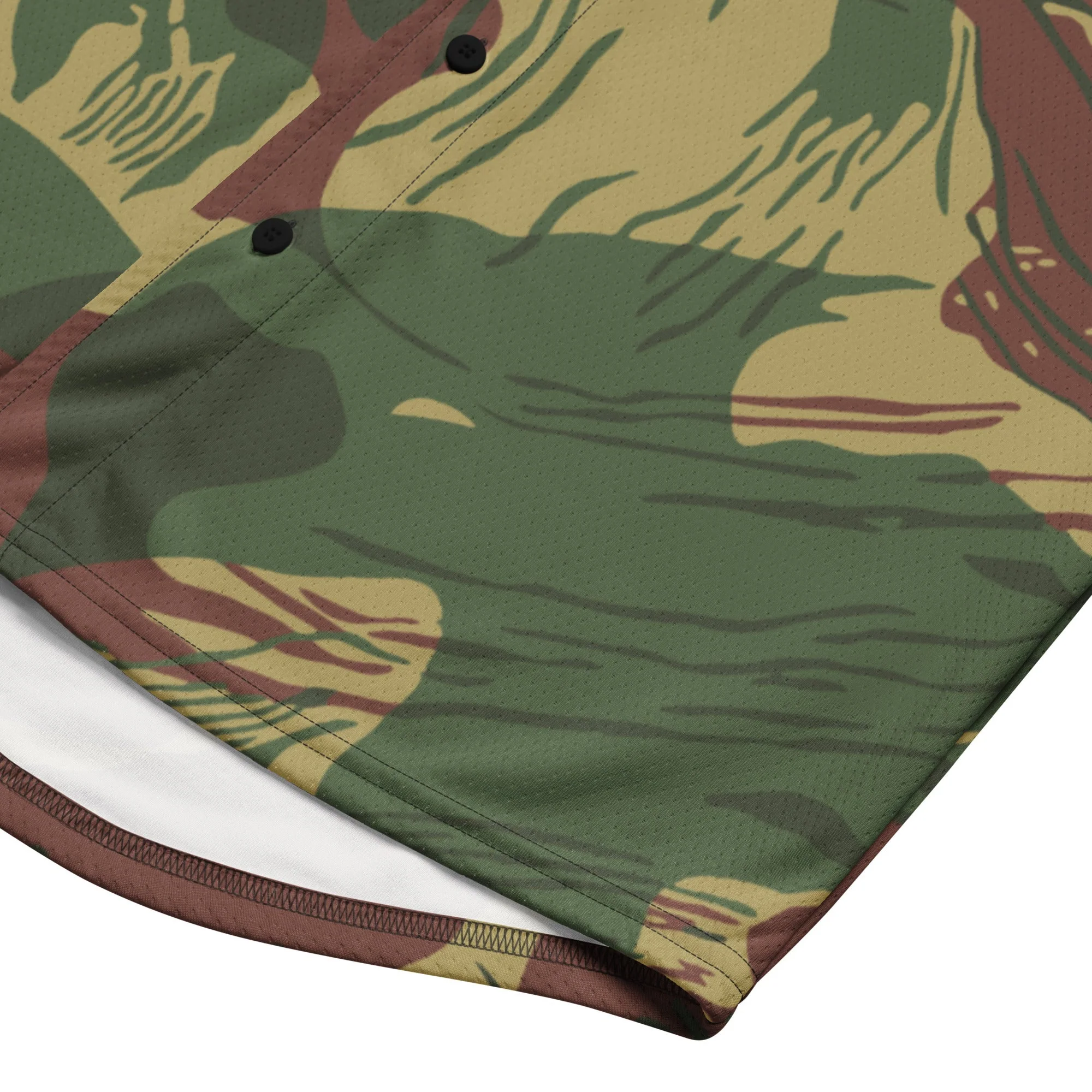 Rhodesian Brushstroke Sunburst CAMO Unisex Baseball Jersey - Image 10