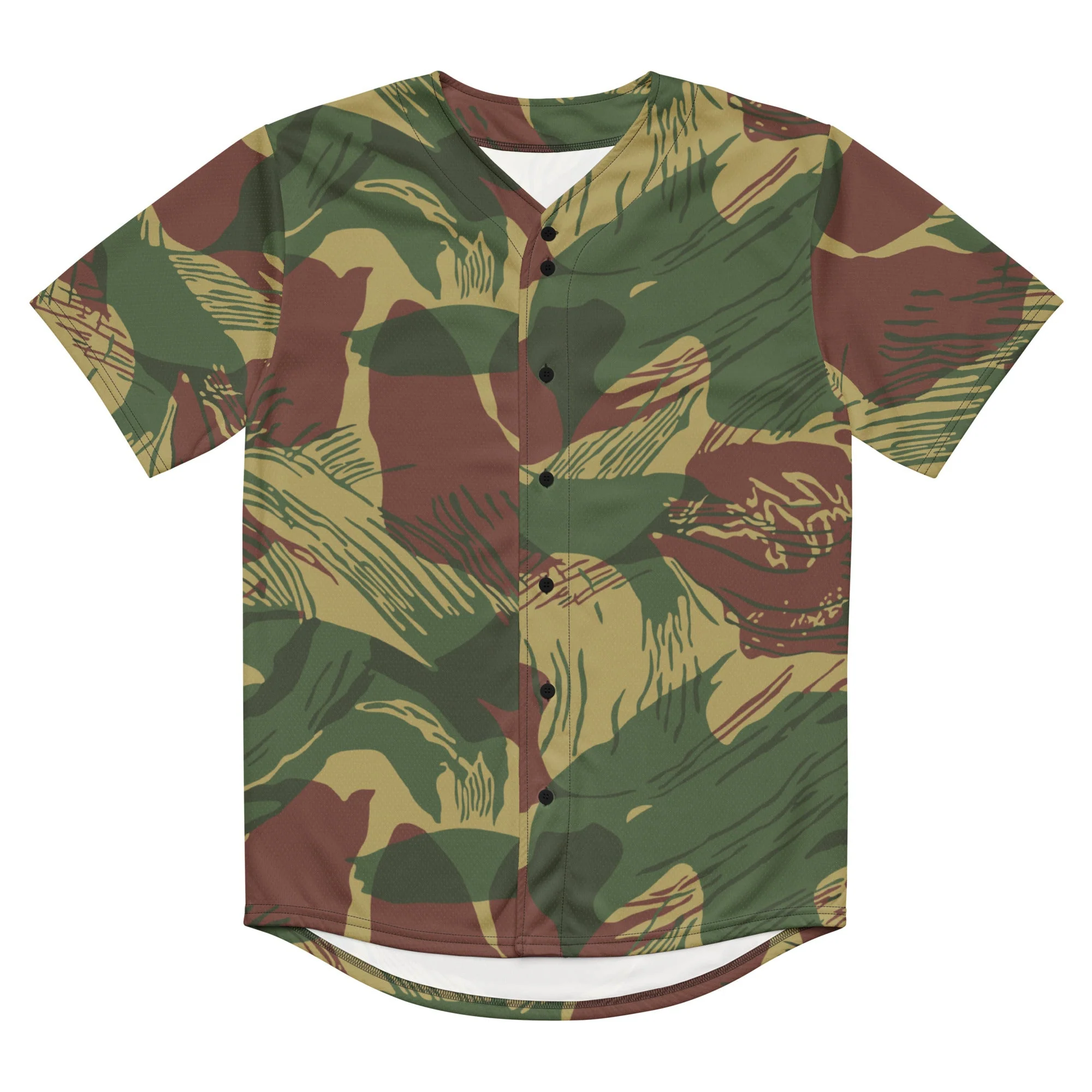 Rhodesian Brushstroke Sunburst CAMO Unisex Baseball Jersey - Image 12