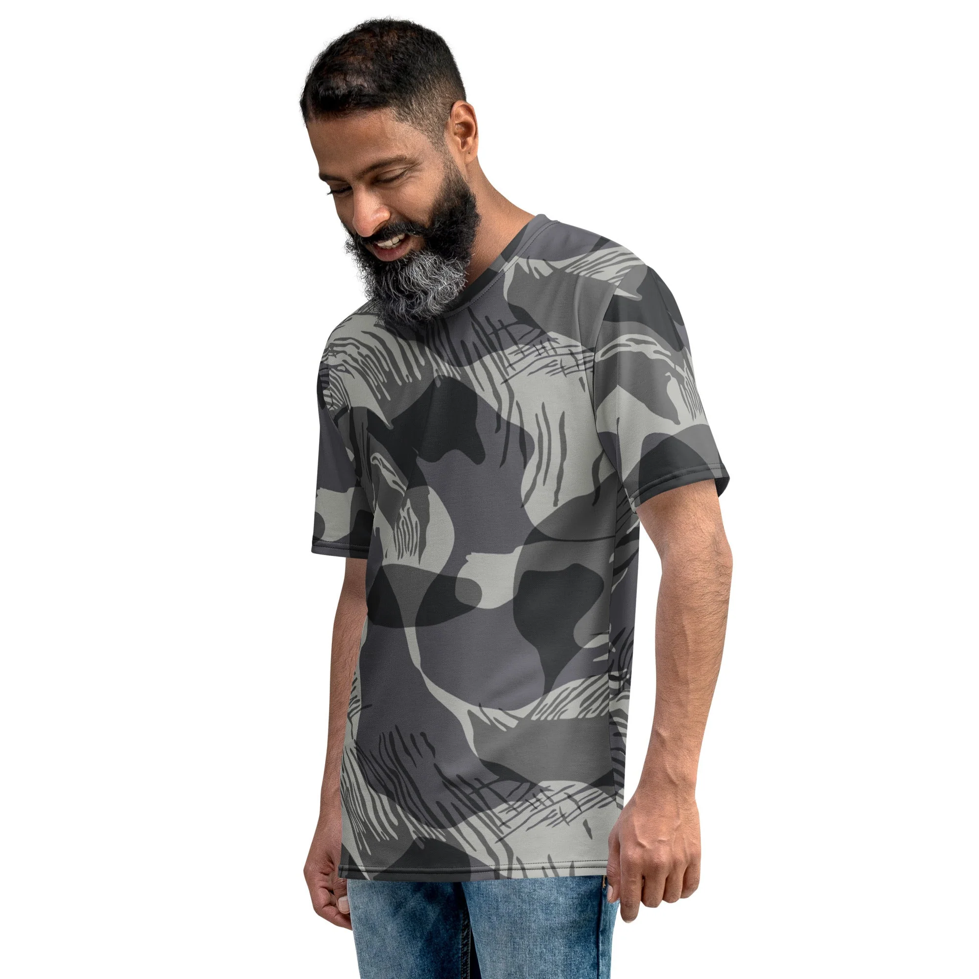 Rhodesian Brushstroke Urban CAMO Mens T-Shirt - Image 5