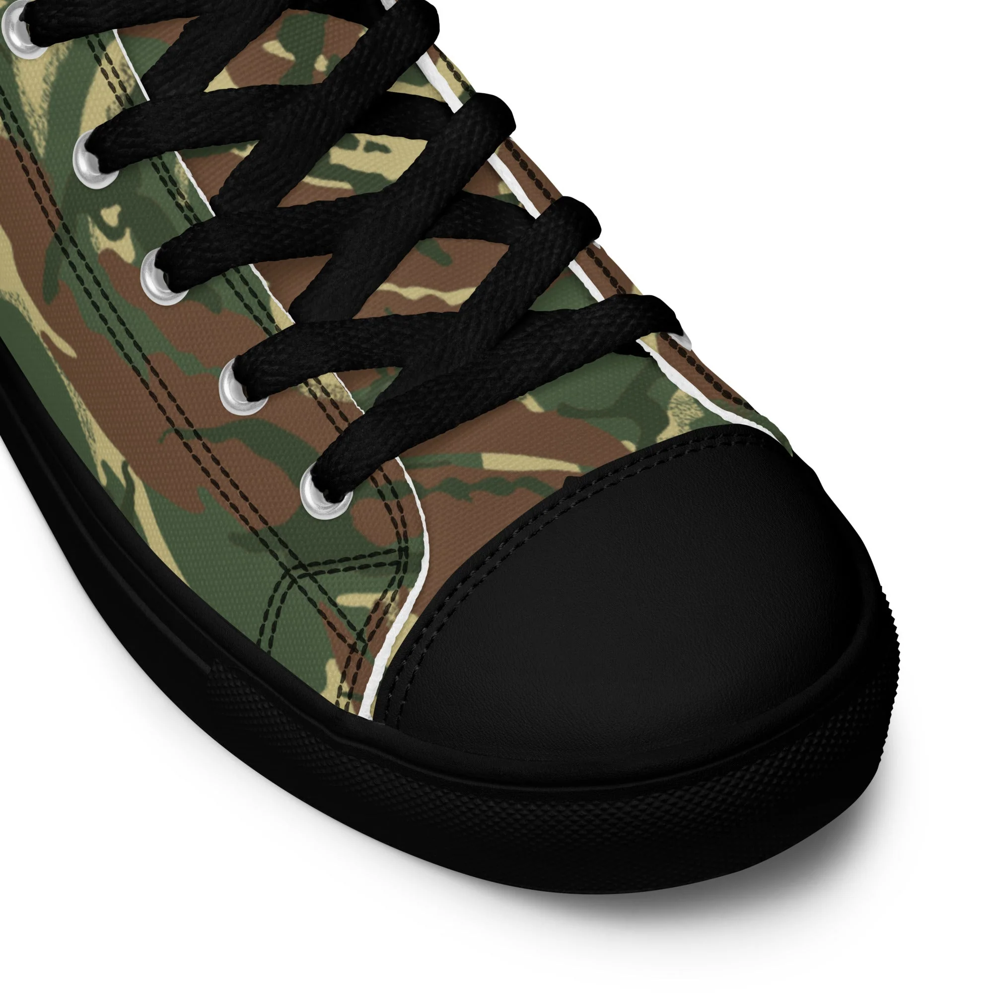 Rhodesian DPM CAMO Mens High-Top Canvas Shoes - Image 4