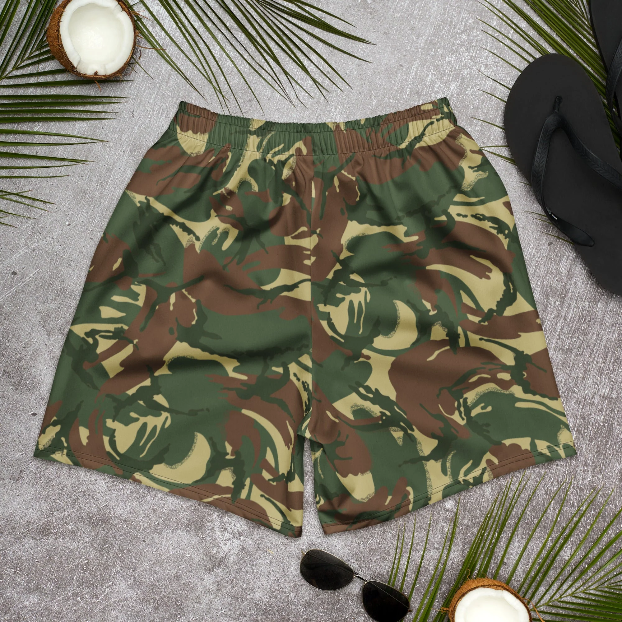 Rhodesian DPM CAMO Unisex Athletic Long Shorts - Image 5