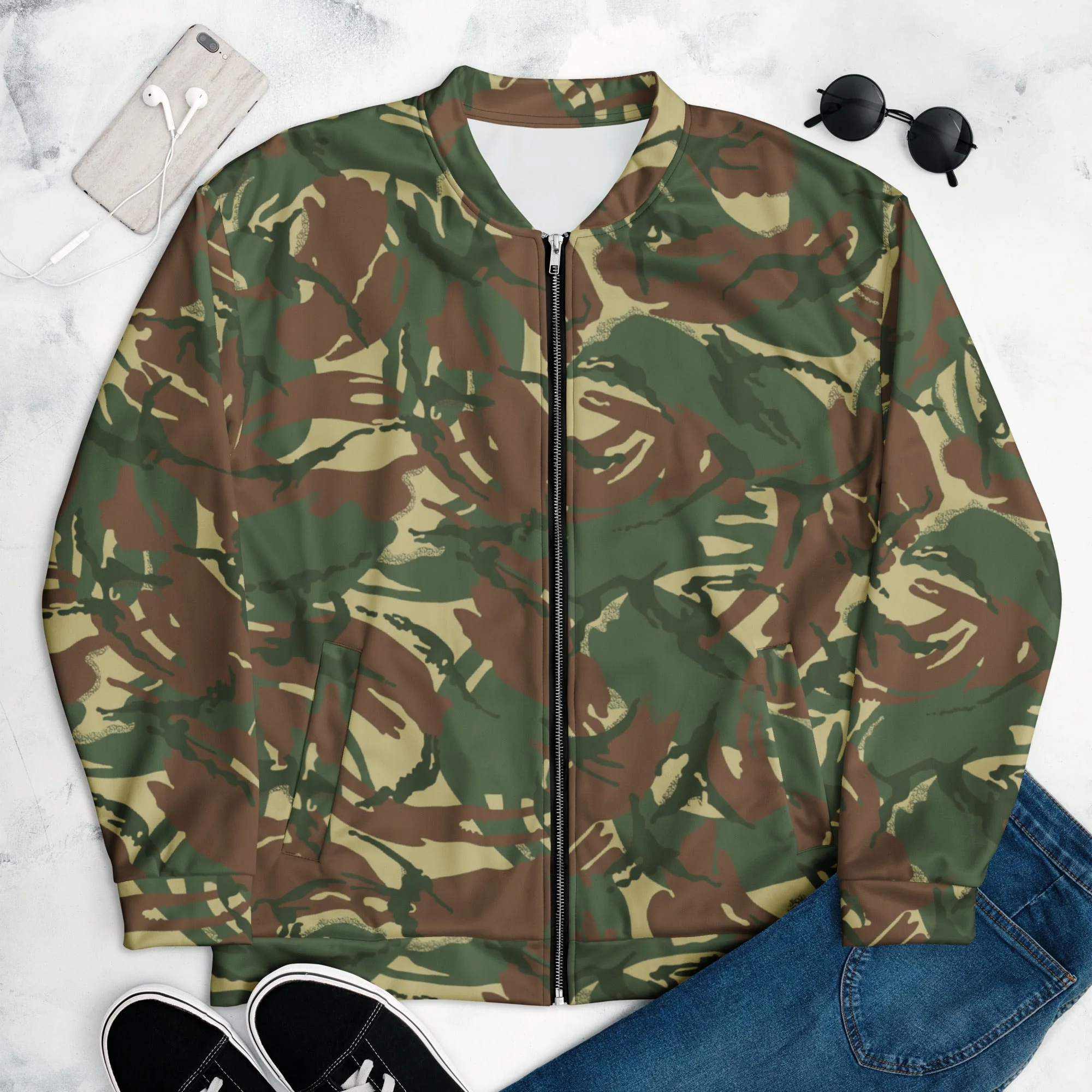 Rhodesian DPM CAMO Unisex Bomber Jacket - Image 2
