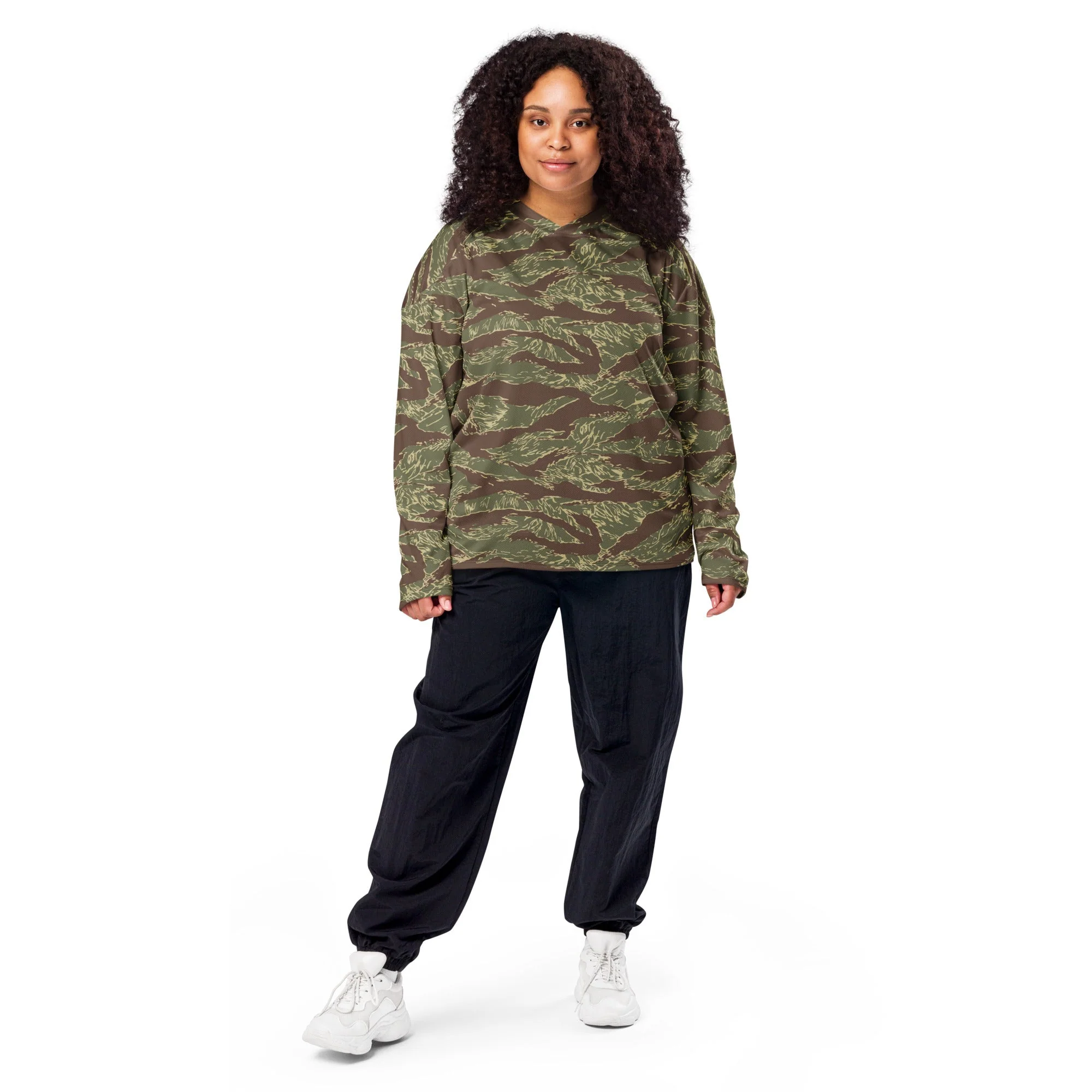 Rhodesian Tiger Stripe CAMO Unisex Hockey Fan Jersey - Image 3
