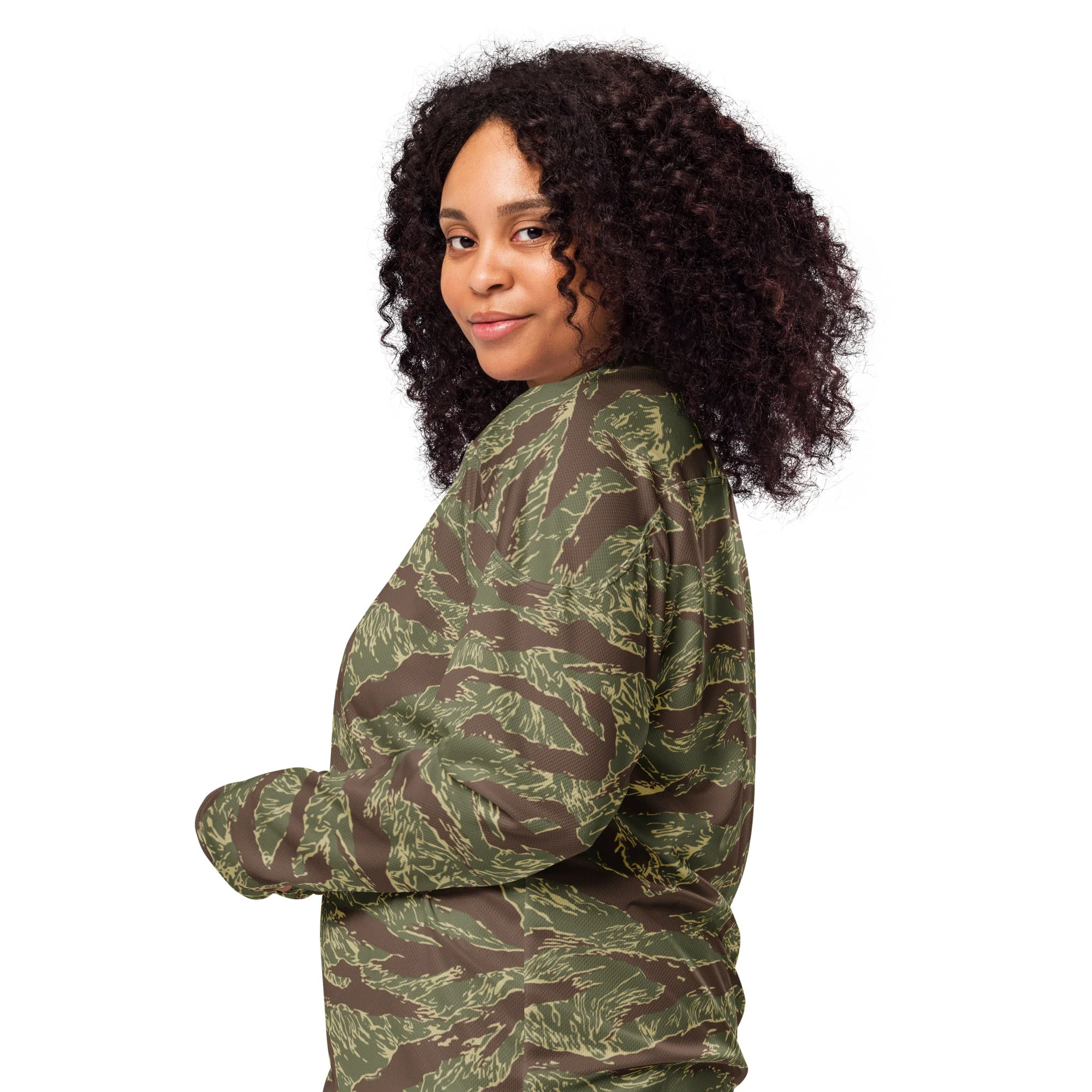 Rhodesian Tiger Stripe CAMO Unisex Hockey Fan Jersey - Image 6