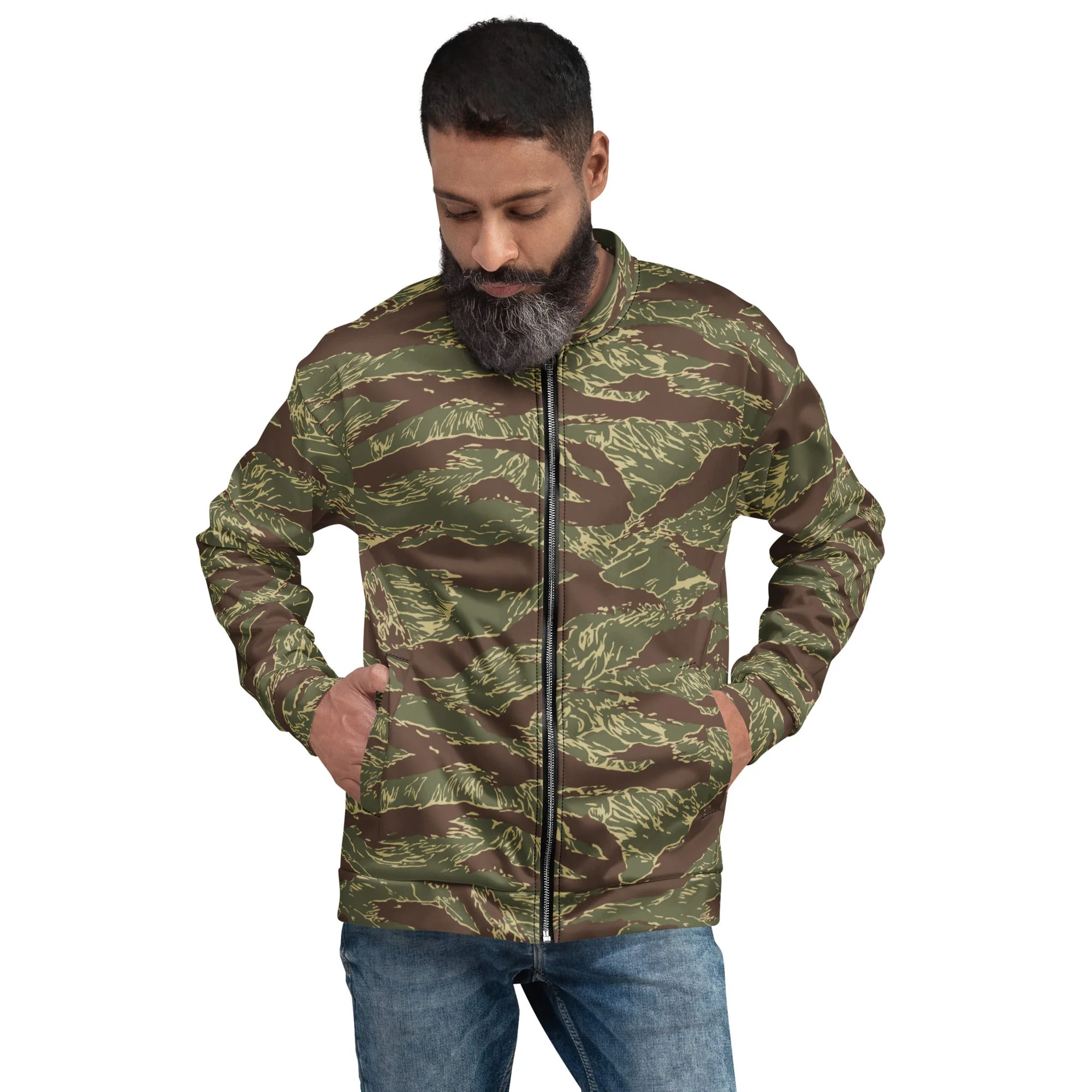 Rhodesian Tiger Stripe CAMO Unisex Bomber Jacket