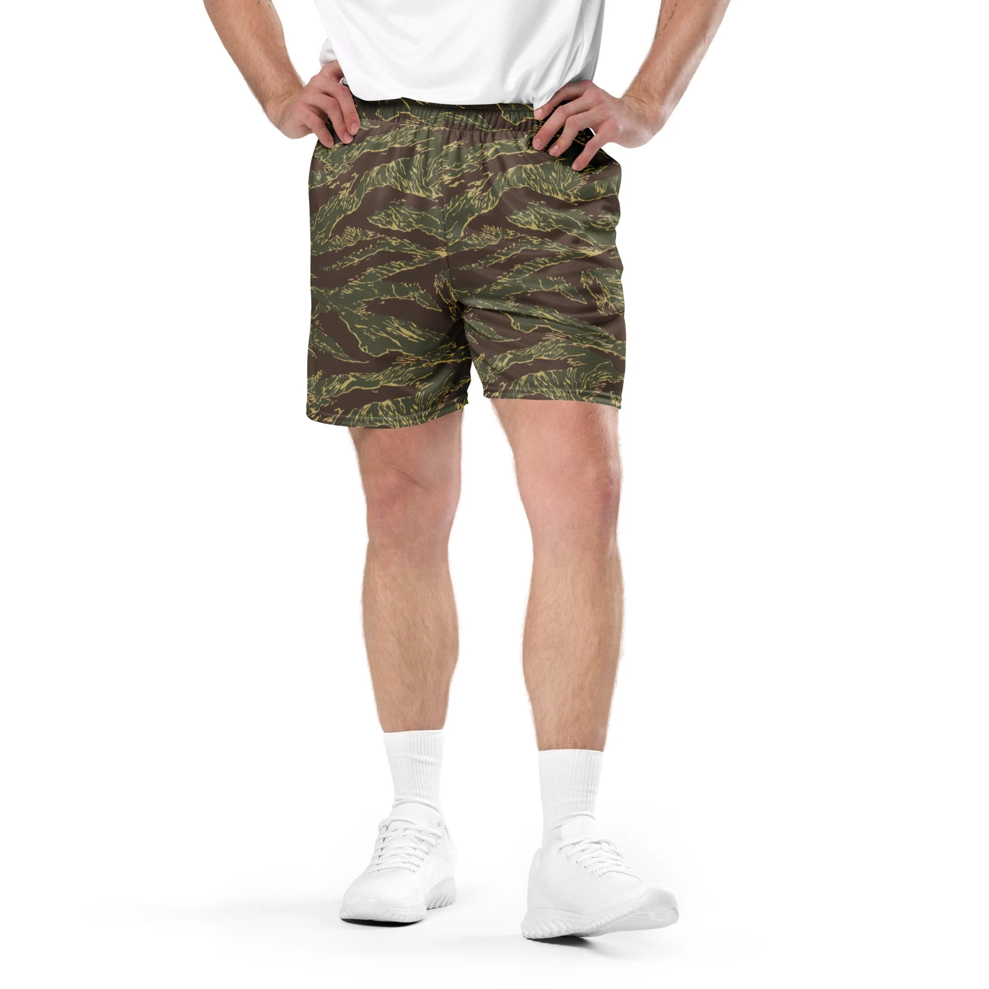 Rhodesian Tiger Stripe CAMO Unisex Mesh Shorts - Image 4