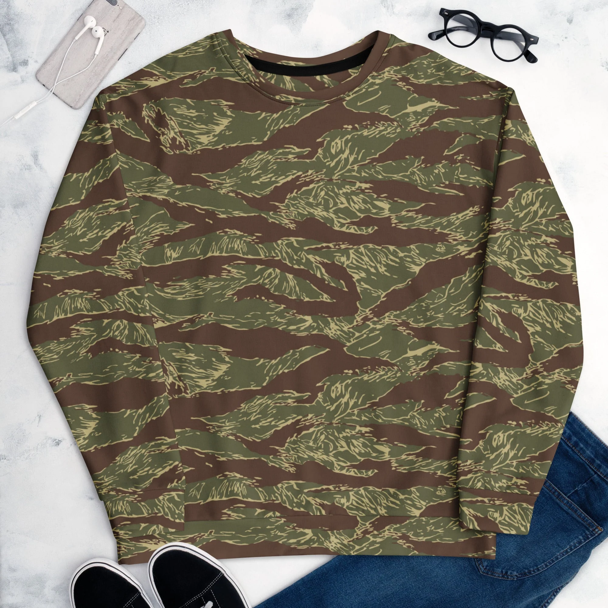 Rhodesian Tiger Stripe CAMO Unisex Sweatshirt - Image 10