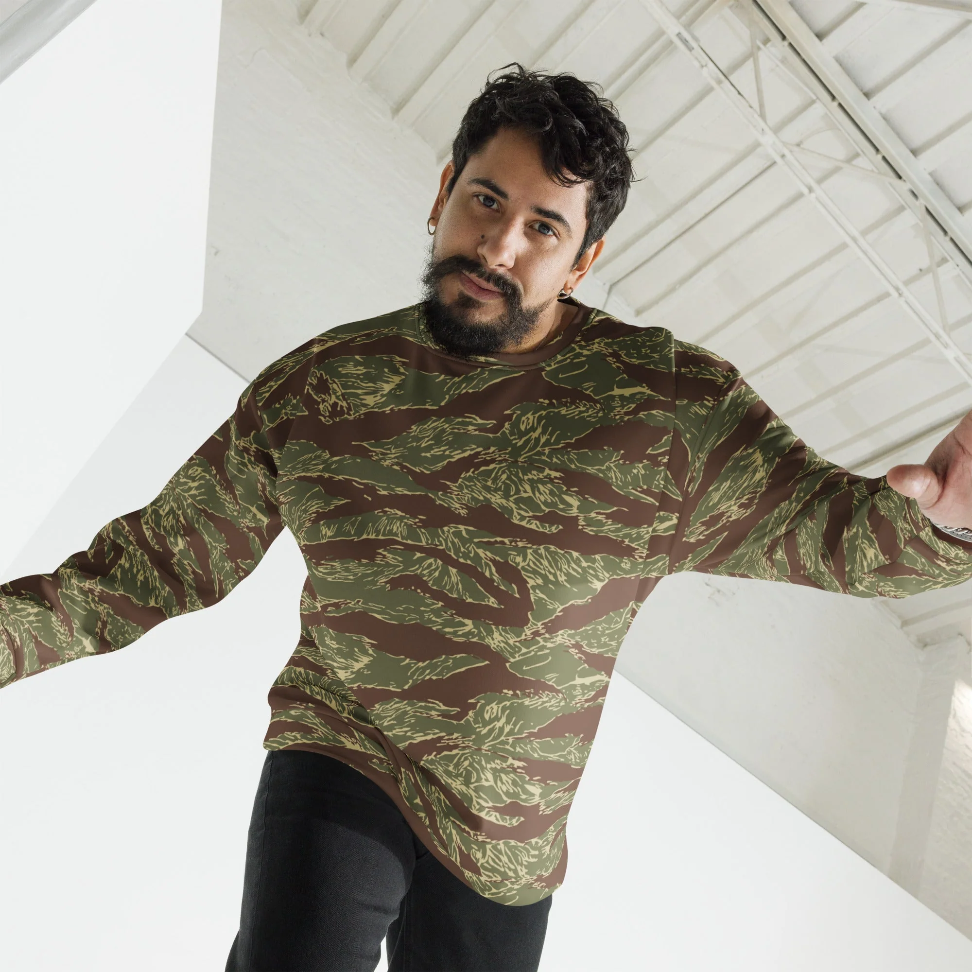Rhodesian Tiger Stripe CAMO Unisex Sweatshirt - Image 4
