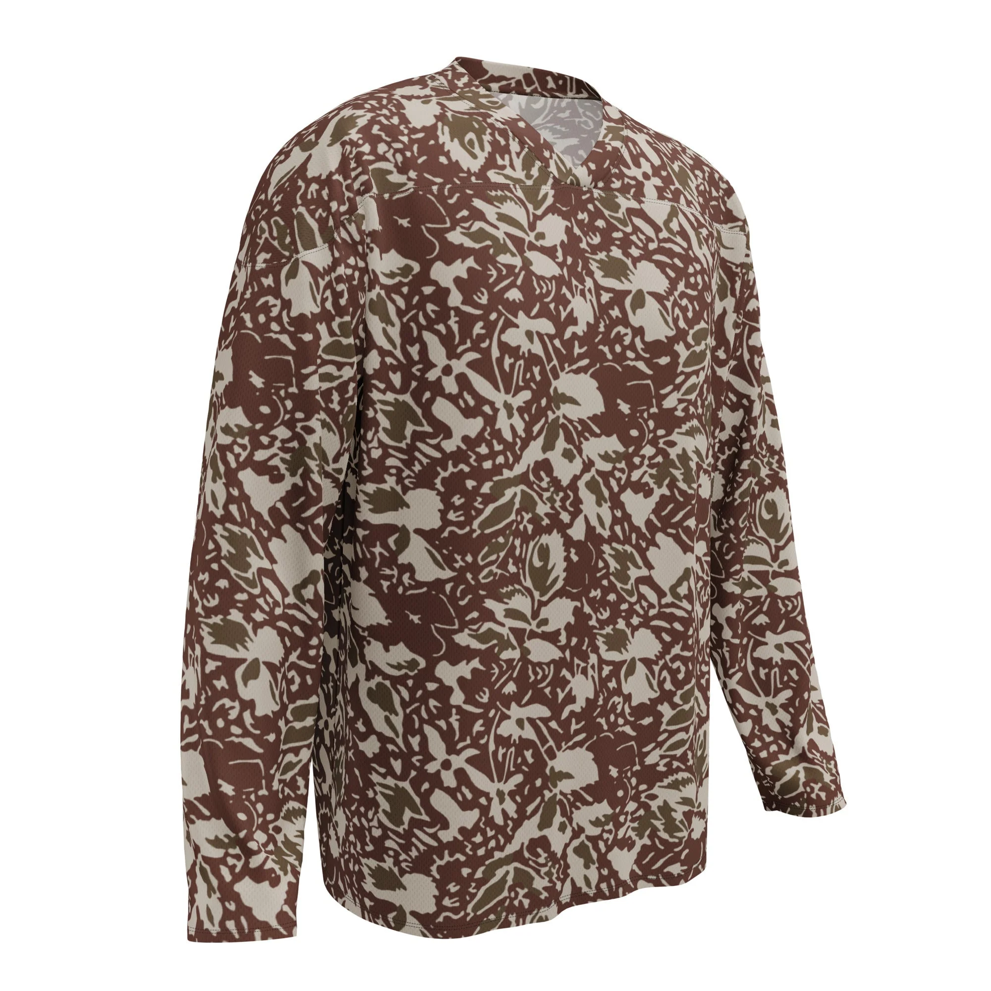 Romanian Soviet 1990 Leaf Autumn CAMO Unisex Hockey Fan Jersey - Image 2
