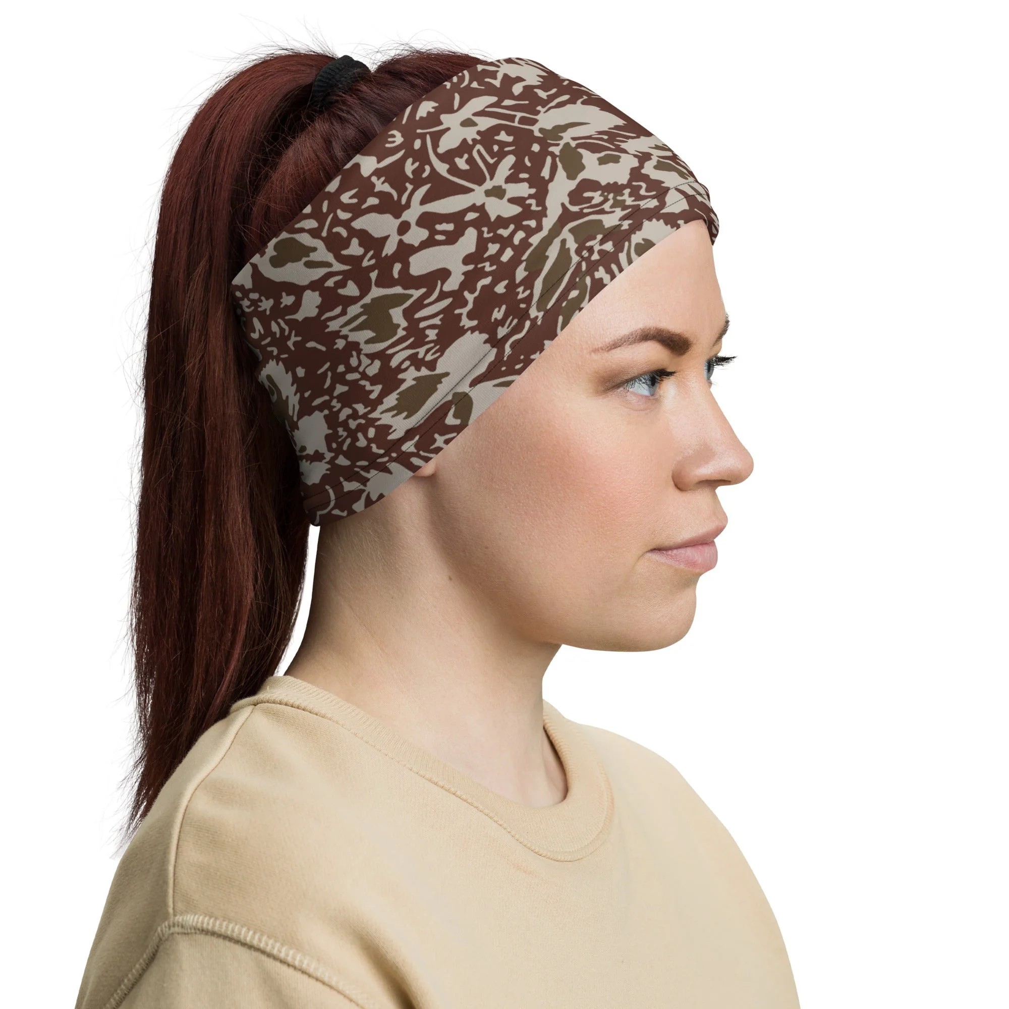 Romanian Soviet 1990 Leaf Autumn CAMO Neck Gaiter - Image 2