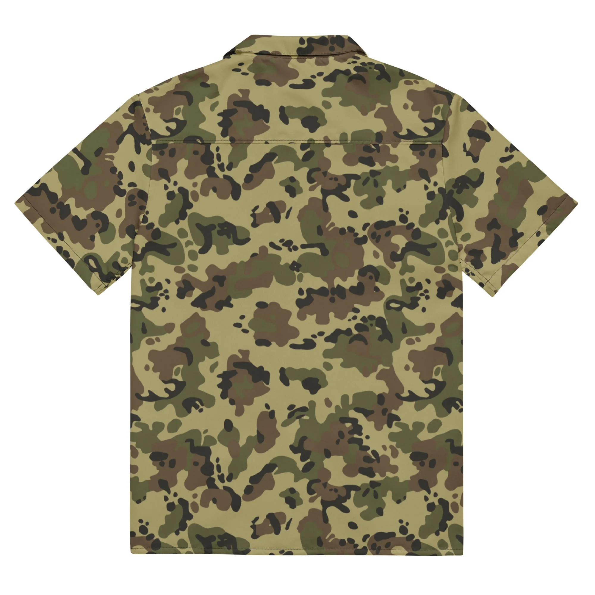 Romanian Flecktarn CAMO Unisex Short-Sleeve Button Shirt - Image 5