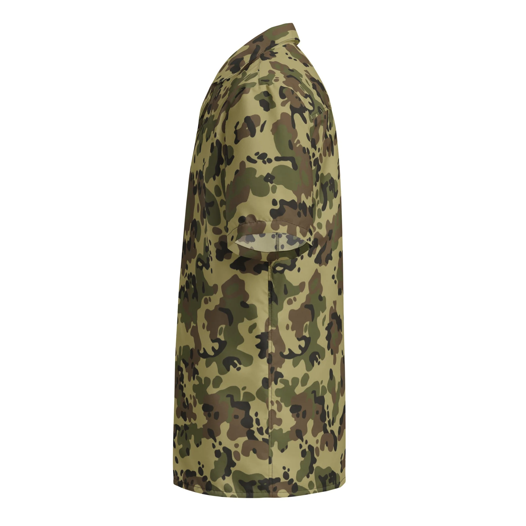 Romanian Flecktarn CAMO Unisex Short-Sleeve Button Shirt - Image 9