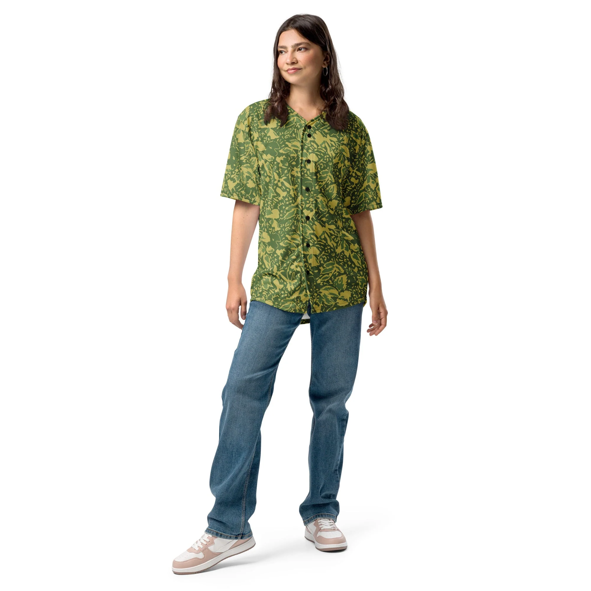 Romanian Soviet 1990 Leaf Spring CAMO Unisex Baseball Jersey - Image 10