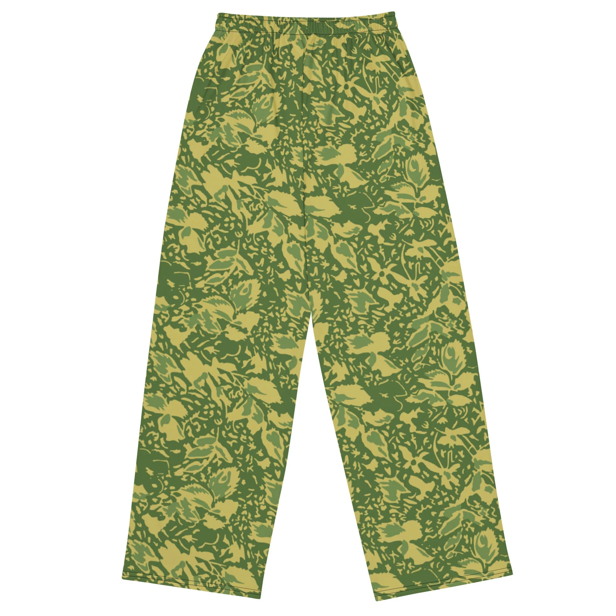 Romanian Soviet 1990 Leaf Spring CAMO Unisex Wide-Leg Leisure Pants - Image 10