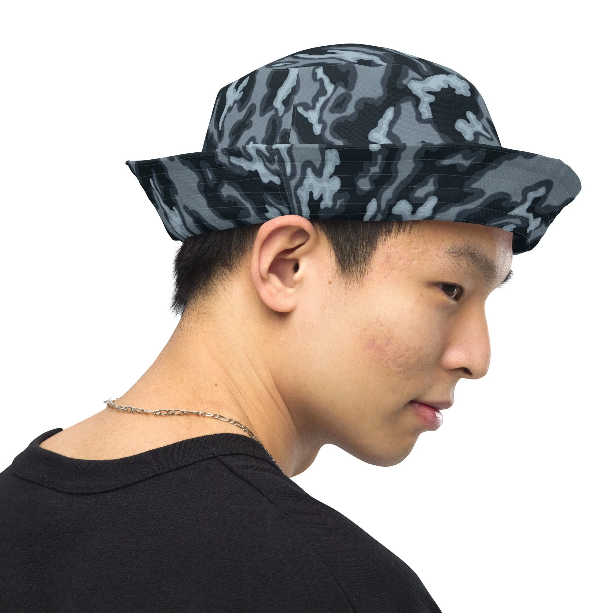 Russian Barvikha Night CAMO Reversible Bucket Hat - Image 4