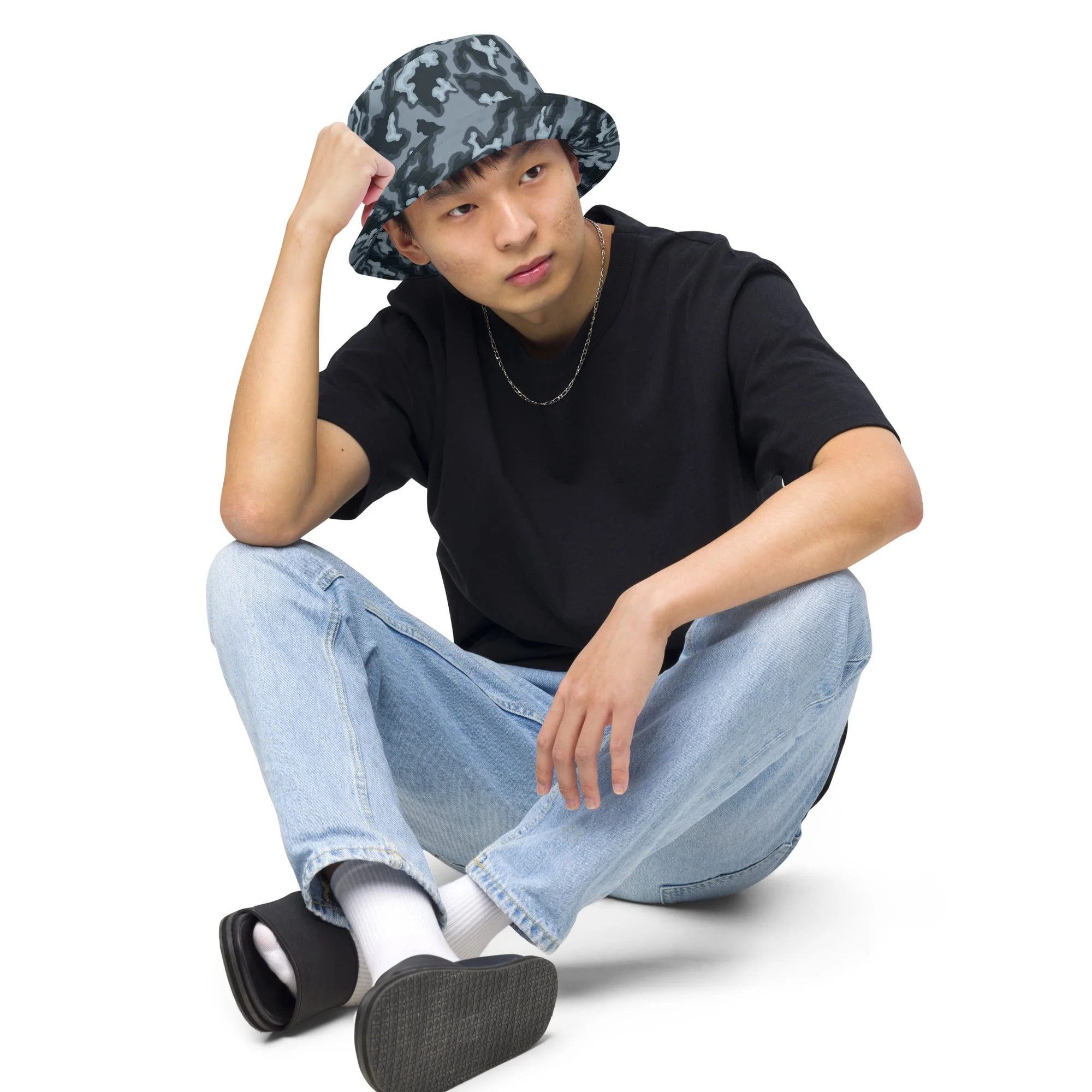 Russian Barvikha Night CAMO Reversible Bucket Hat - Image 5