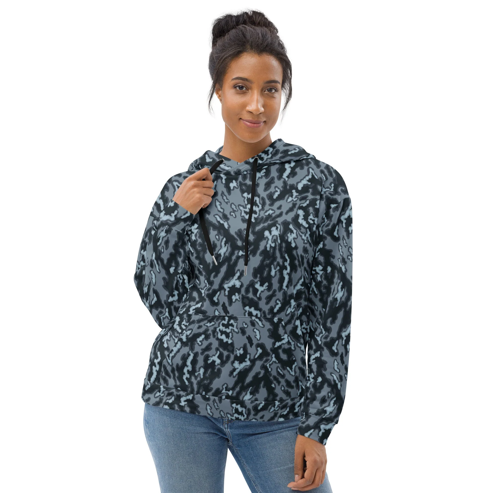 Russian Barvikha Night CAMO Unisex Hoodie - Image 2