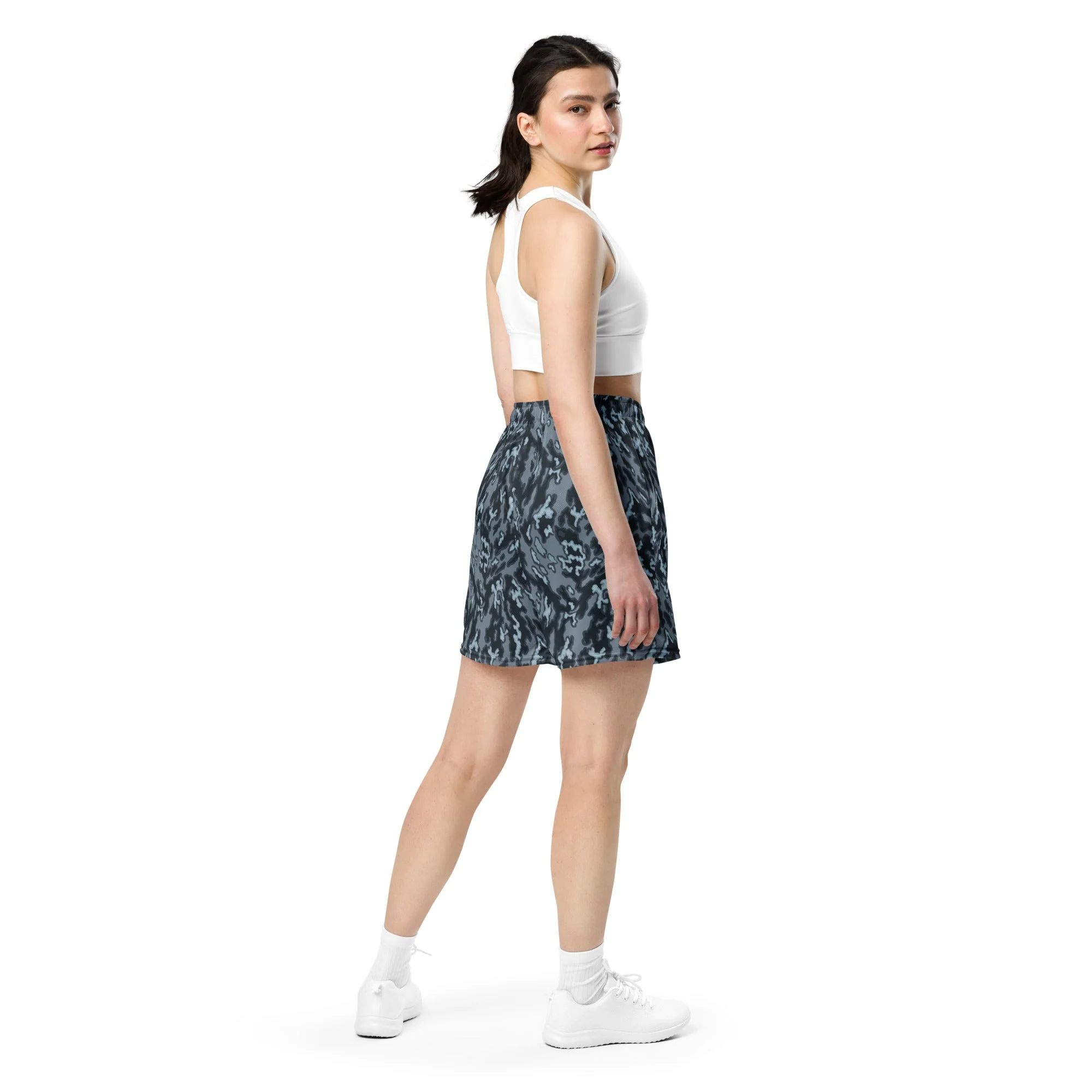 Russian Barvikha Night CAMO Unisex Mesh Shorts - Image 13